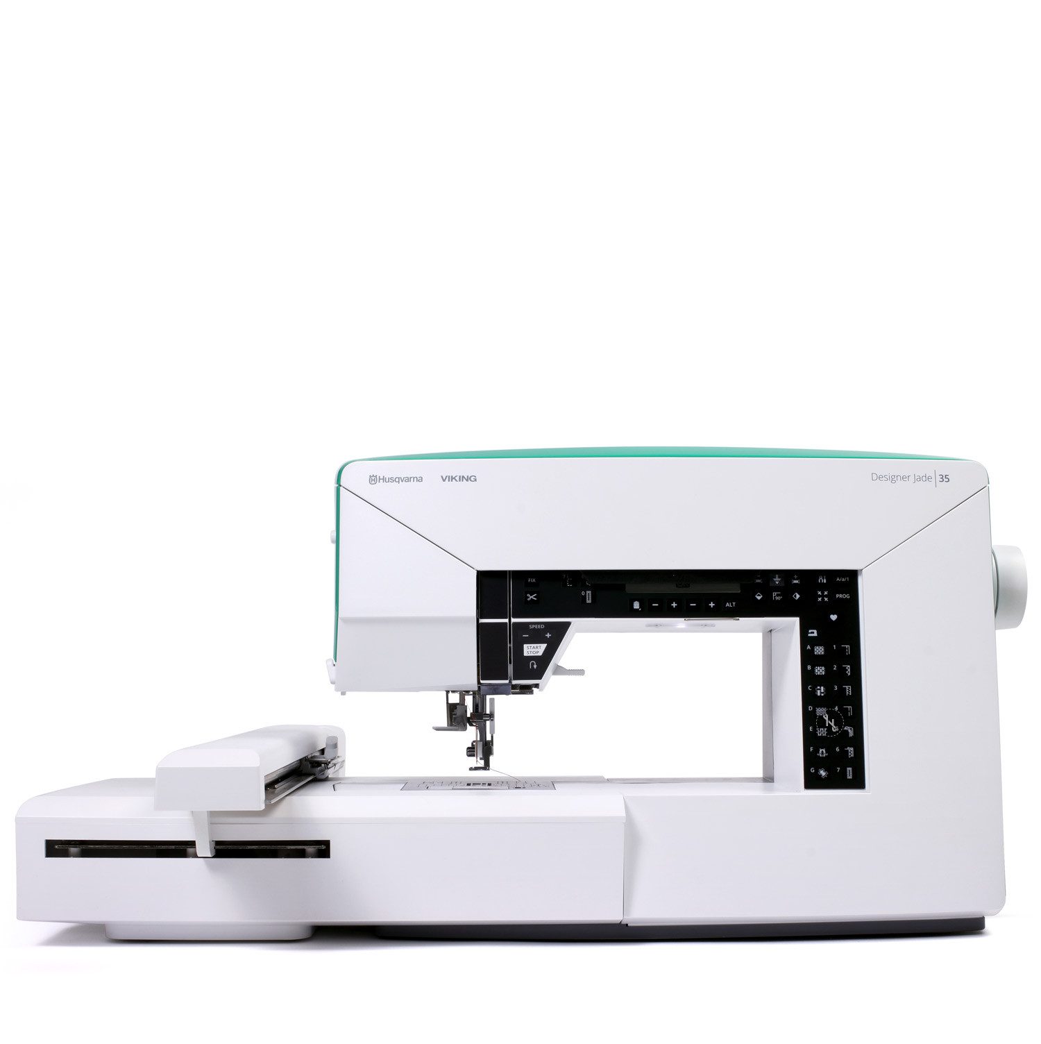 Husqvarna Viking Näh- und Stickmaschine Designer Jade 35 mit Stickmodul, 152 Programme