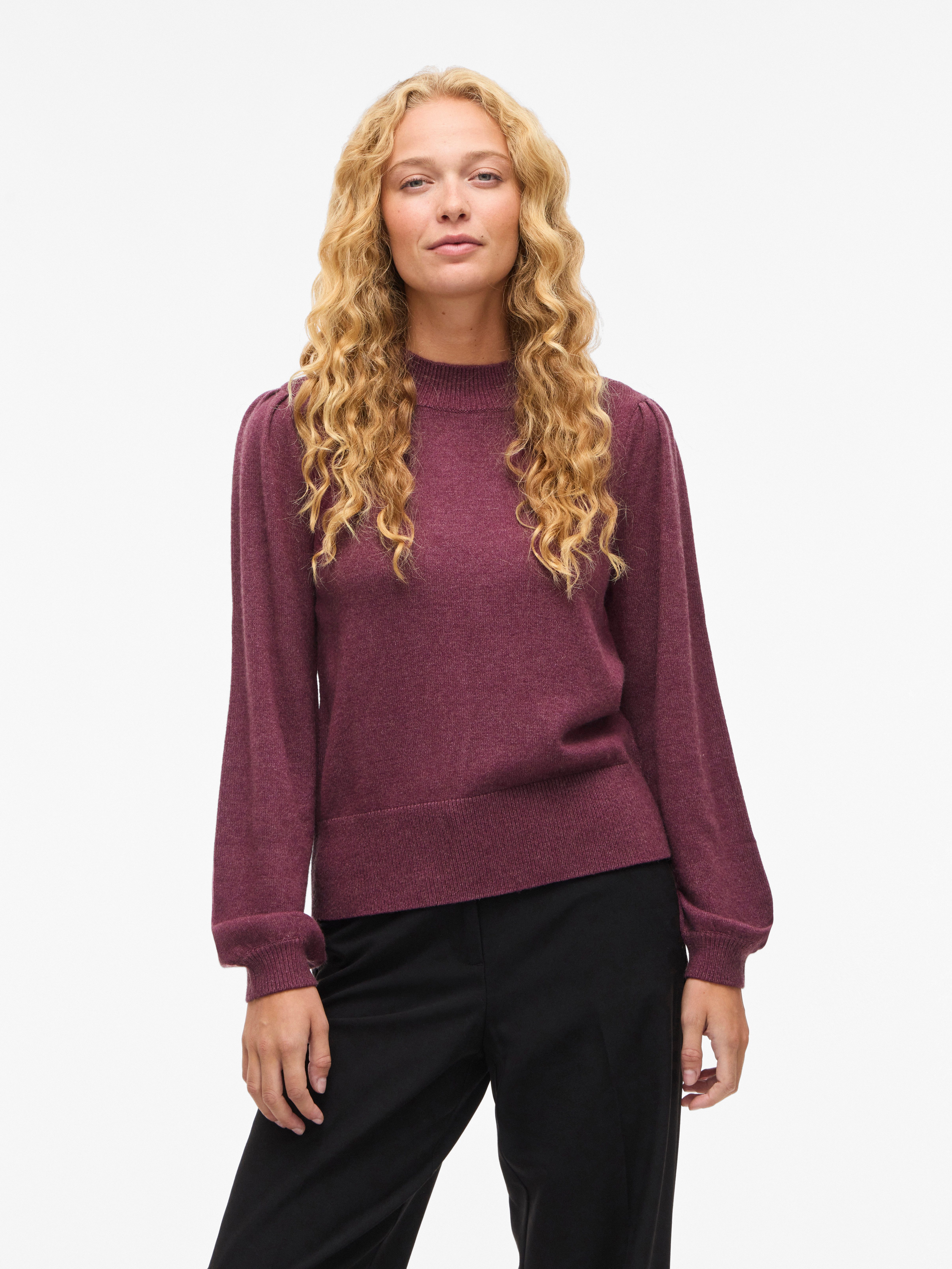 Vila Rundhalspullover VIRIL TURTLE-NK BALLOON L/S günstig online kaufen