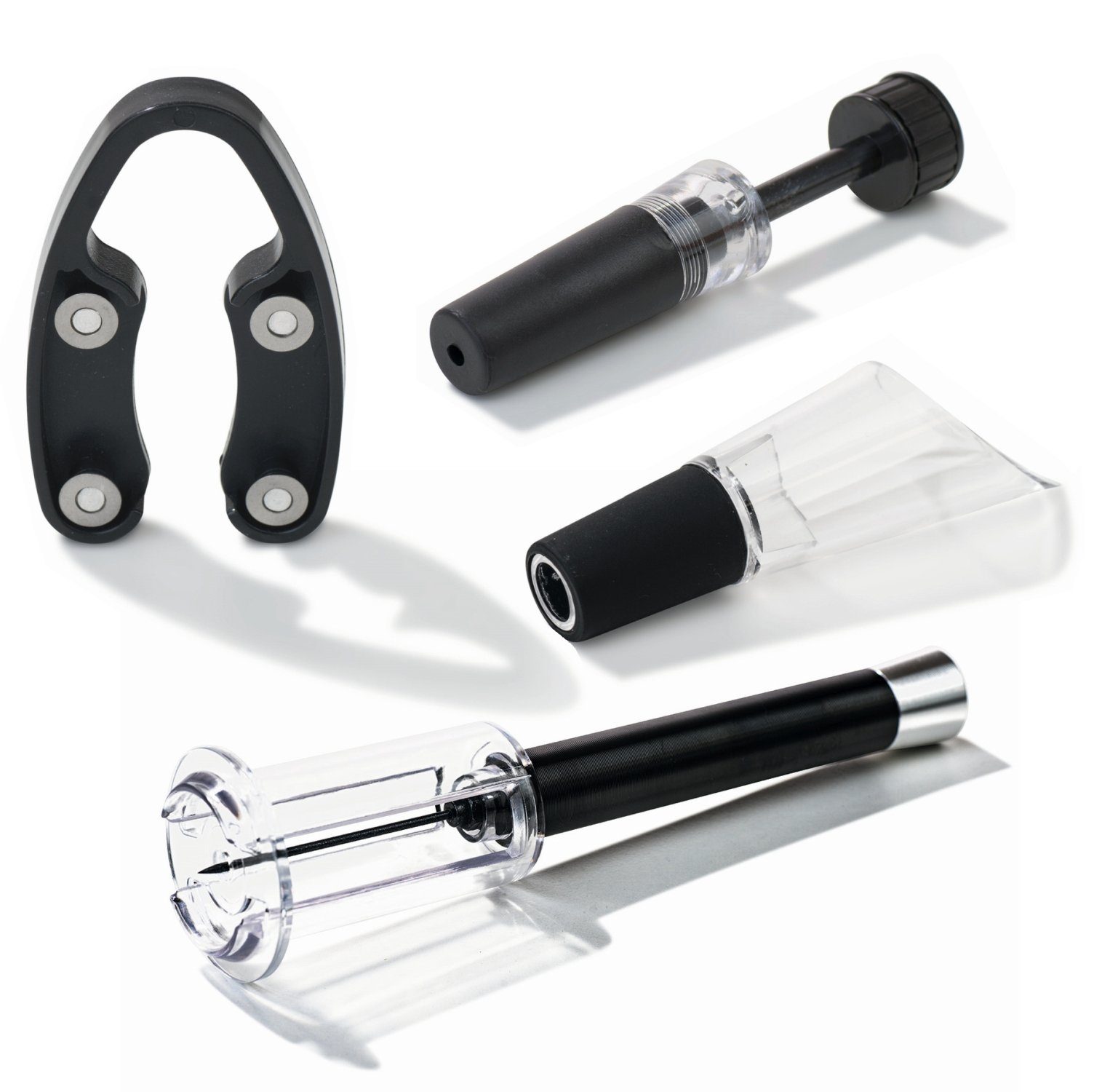 Weinflaschenöffner Genius - Sommelier-Set Weinöffner Korkenzieher Wein Set 32028