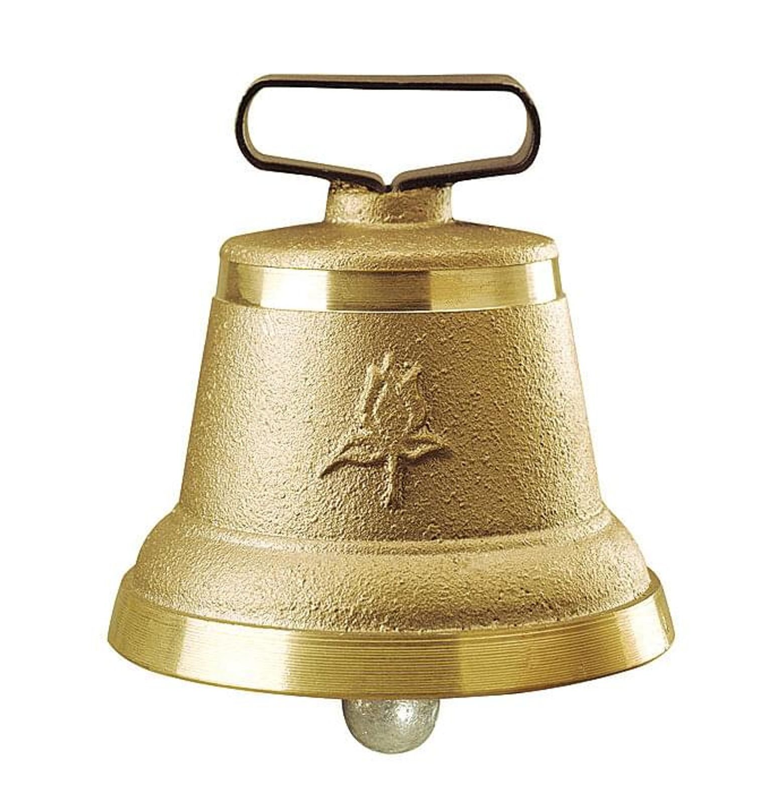 Horizont Glocke KAMER Messingglocke Alpenstil Nr. 9 ø 90 mm Durchführung 45 mm