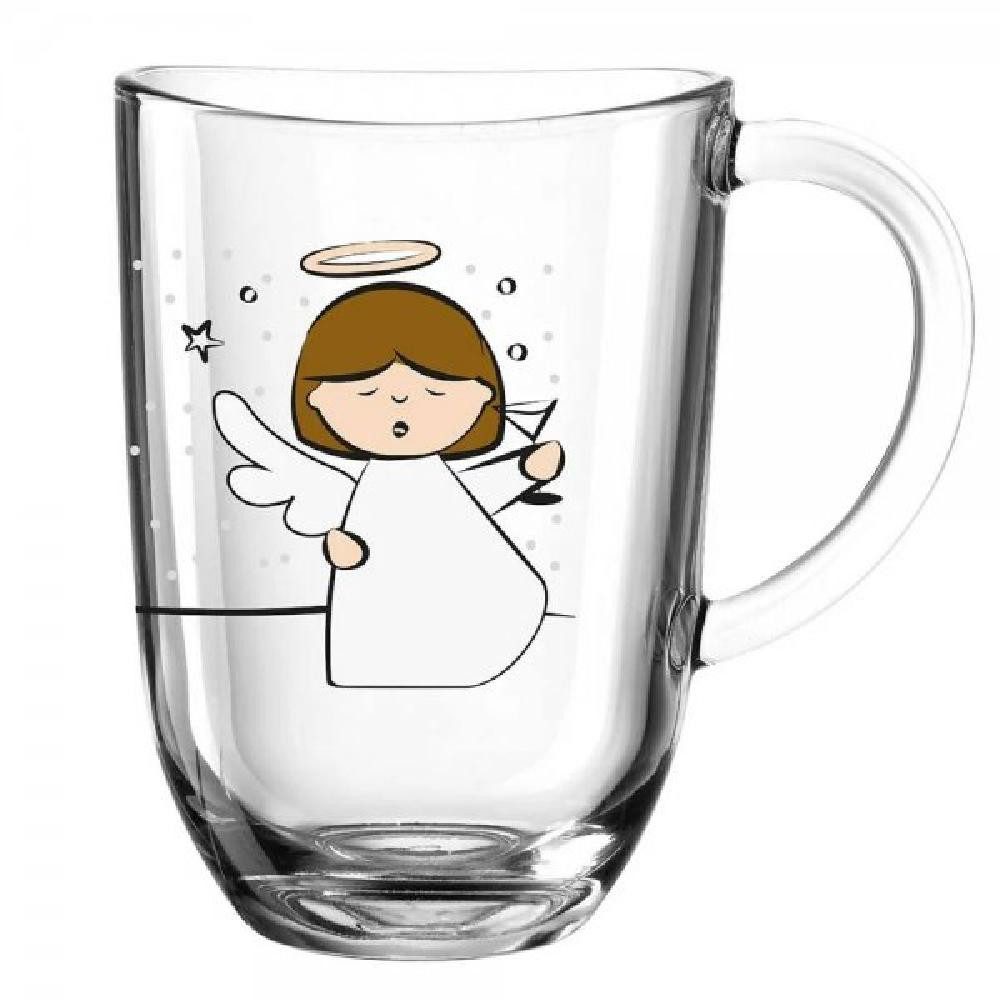LEONARDO Geschirr Leonardo Tasse hitzebeständiges Glas Engel (380ml) günstig online kaufen
