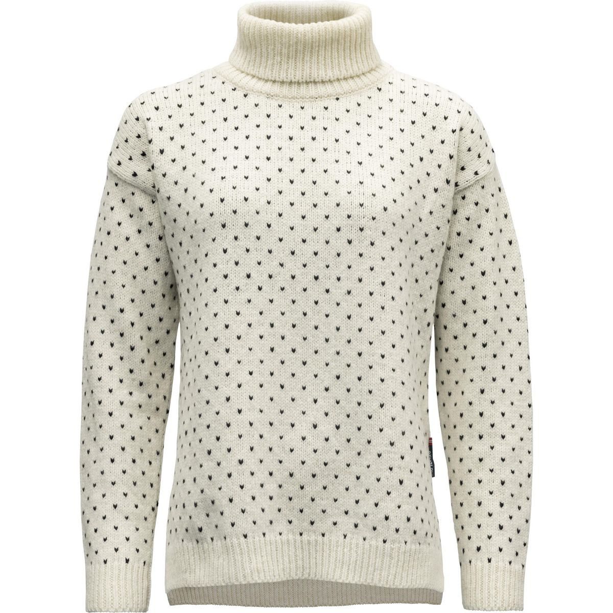 Devold Fleecepullover Sørisen Wool High Neck WMN Ein stilvoller, minimalistischer Pullover aus 100 % reiner Schurwolle