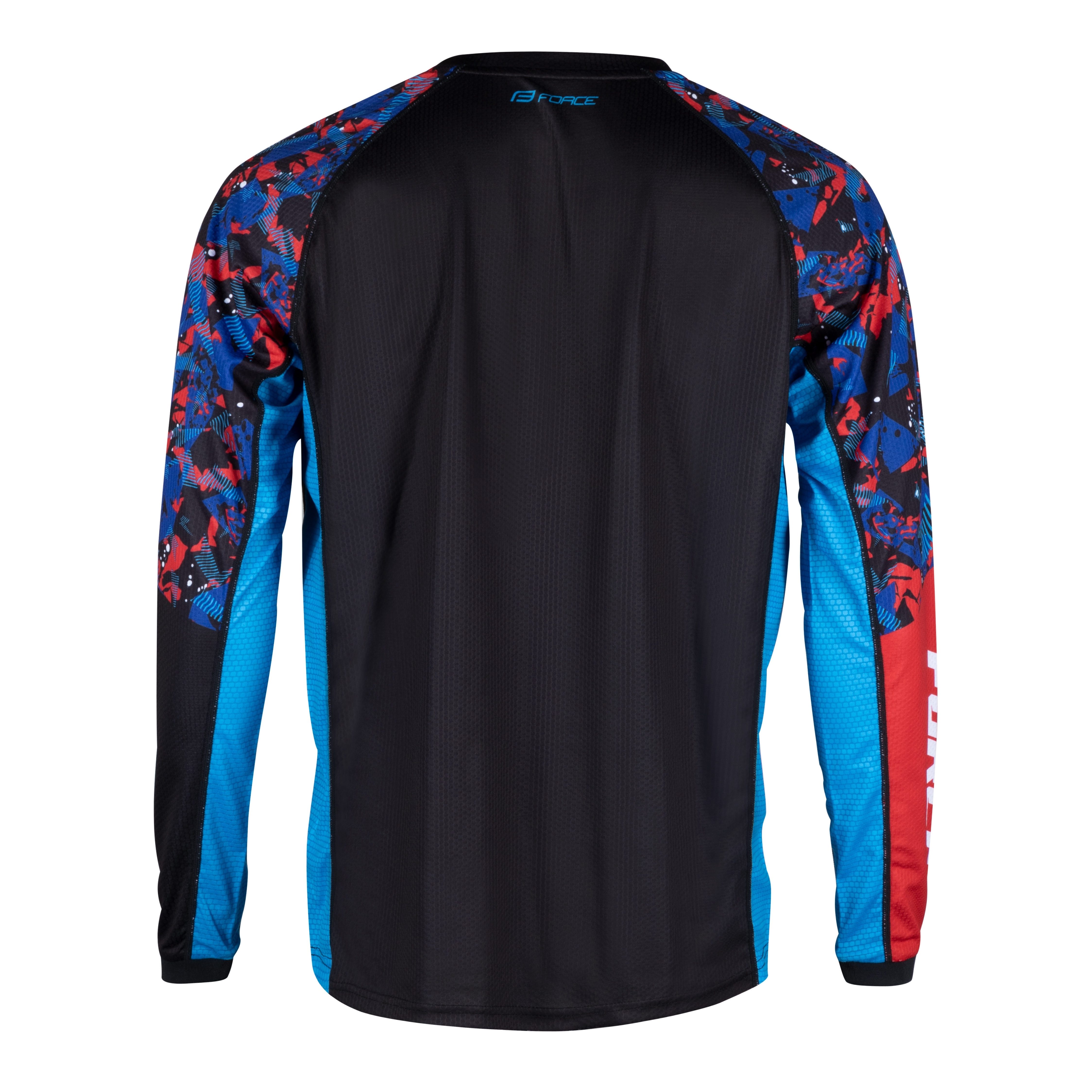 FORCE Radtrikot Force MTB Jersey Downhill Trikot Reckless Rot – Bild 2 von 5
