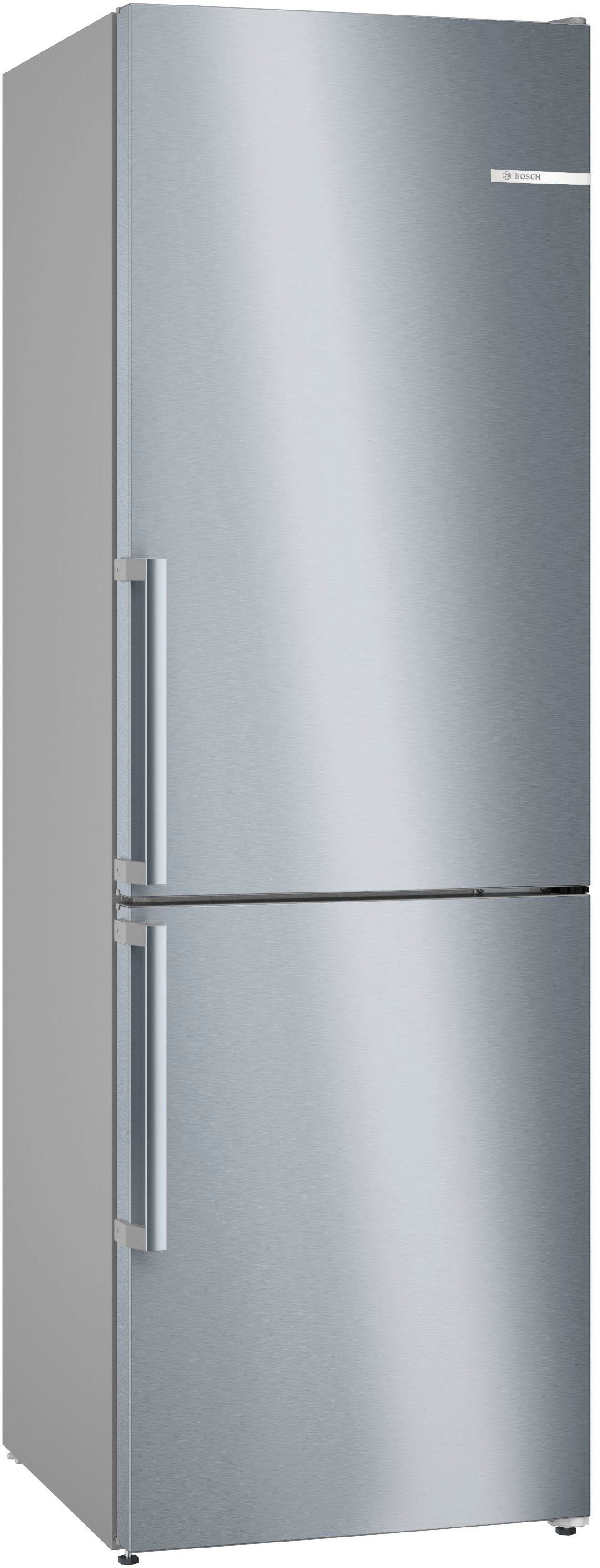 BOSCH Kühl-/Gefrierkombination Serie 4 KGN36VICT, 186 cm hoch, 60 cm breit, VitaFresh XXL Schublade, LED-Beleuchtung, Perfect Fit, Super …