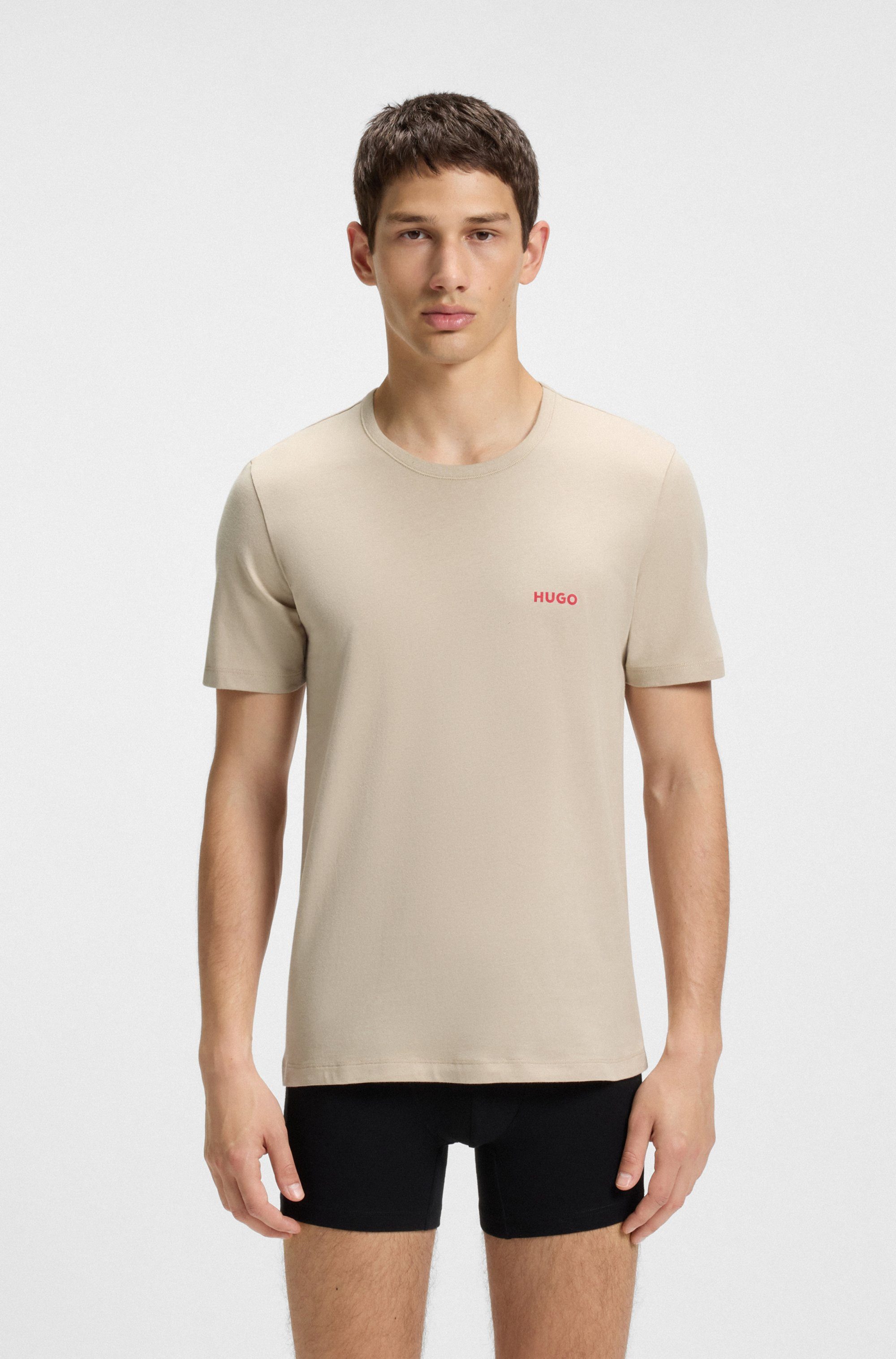HUGO T-Shirt RN TRIPL (Packung, 3-tlg) günstig online kaufen