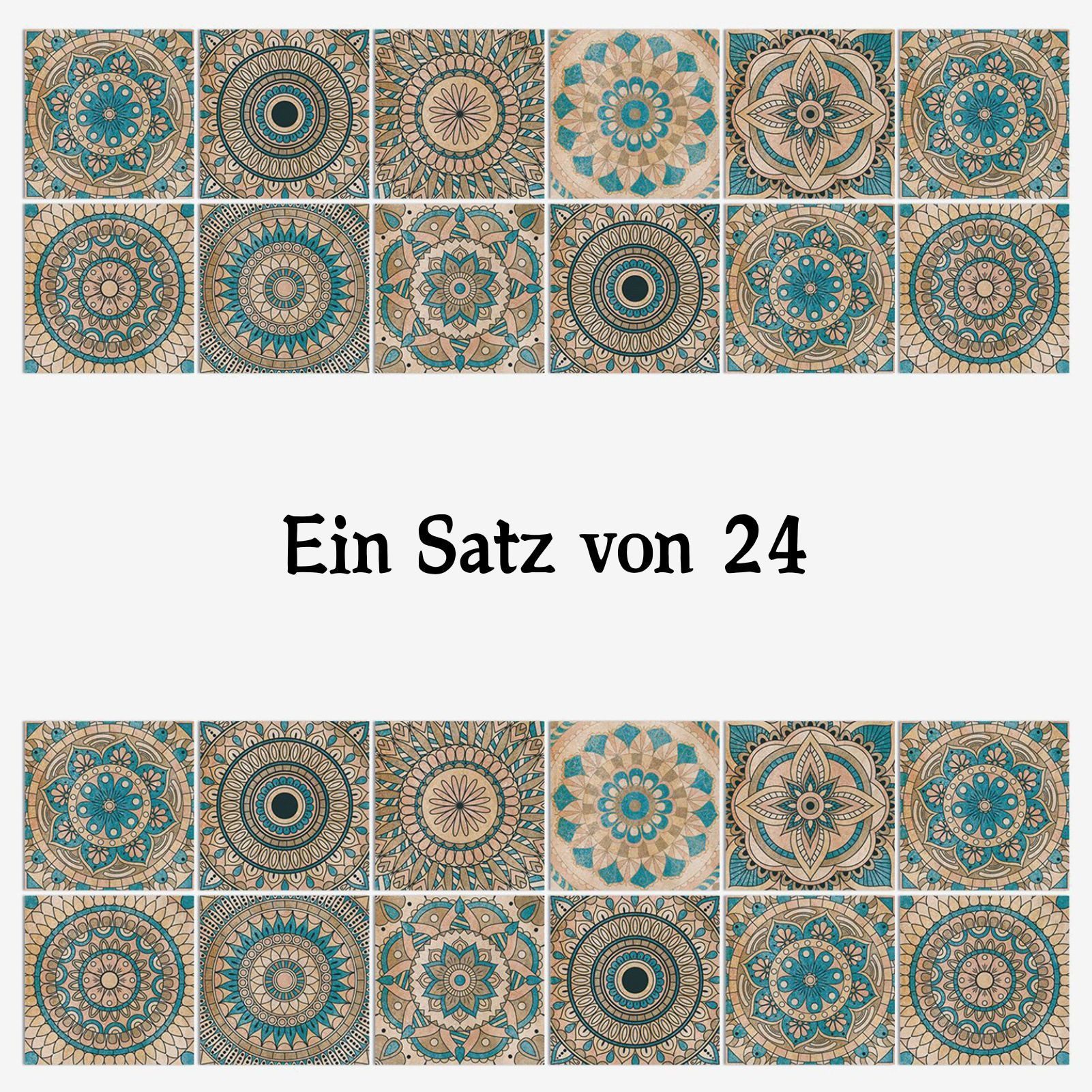 Jumpeak Fliesenaufkleber Klebefliesen,aufkleber weihnachten,selbstklebende fliesen,boho deko (Kombination, Selbstklebende PVC-Wandtattoos (24er-Set)10x10,15x15,20x20), klebefliesen küche,klebefliesen bad,Weihnachtsdeko,Wanddeko,Wanddeko