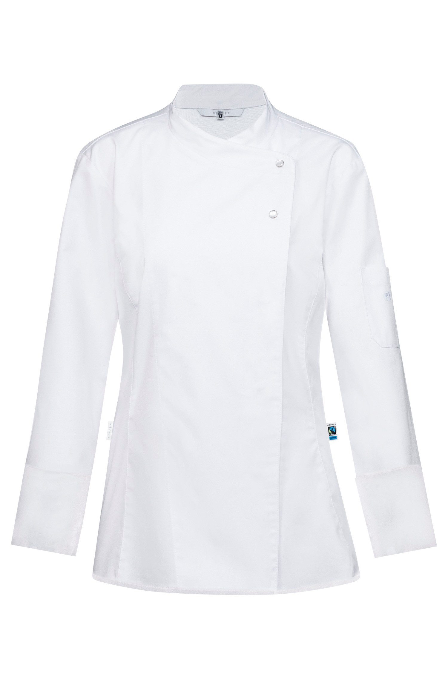 GREIFF Kochjacke Greiff GASTRO-MODA Cuisine Damen Kochjacke Regular Jersey Weiß