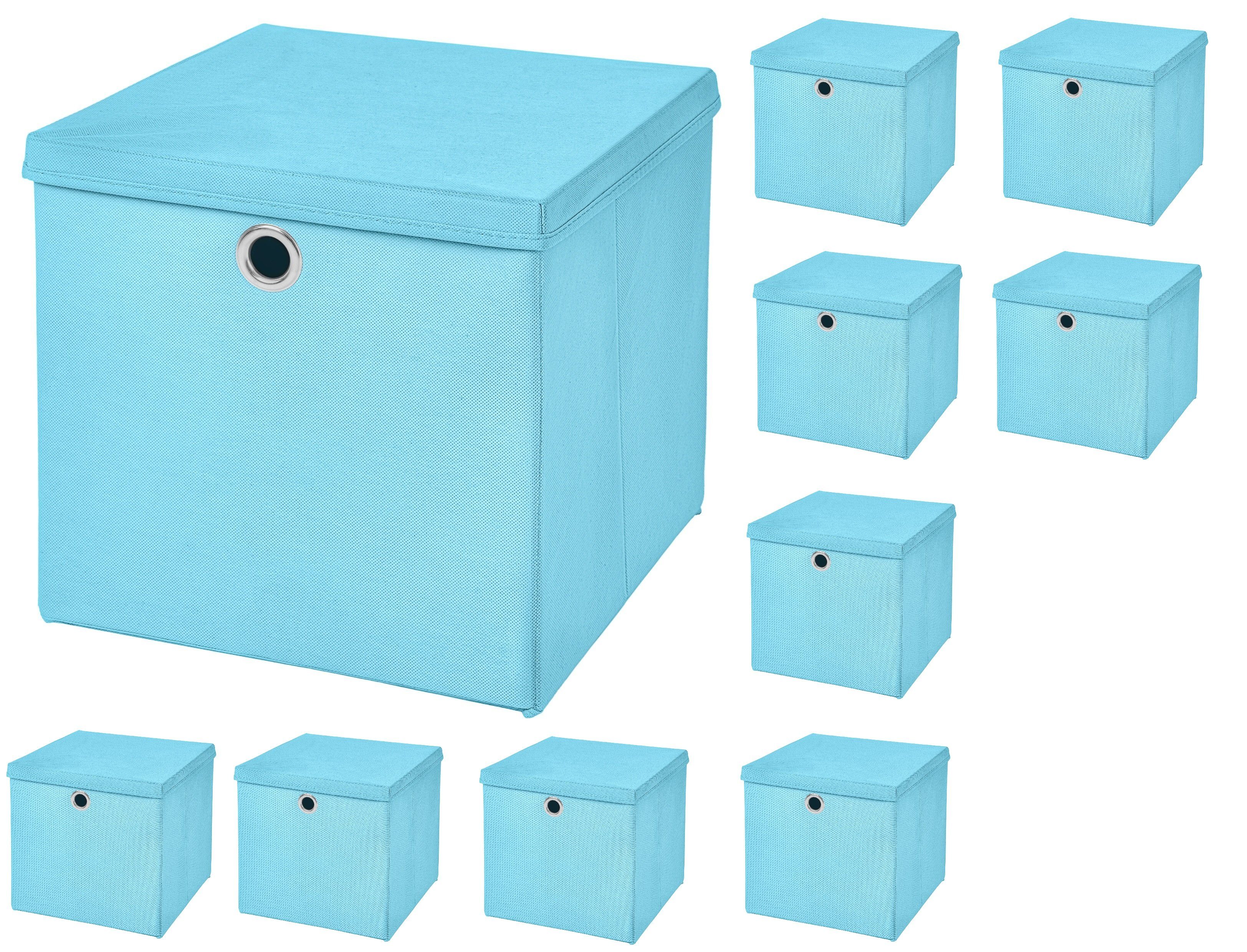 StickandShine Aufbewahrungsbox 10 Stück Faltboxen 28 günstig online kaufen
