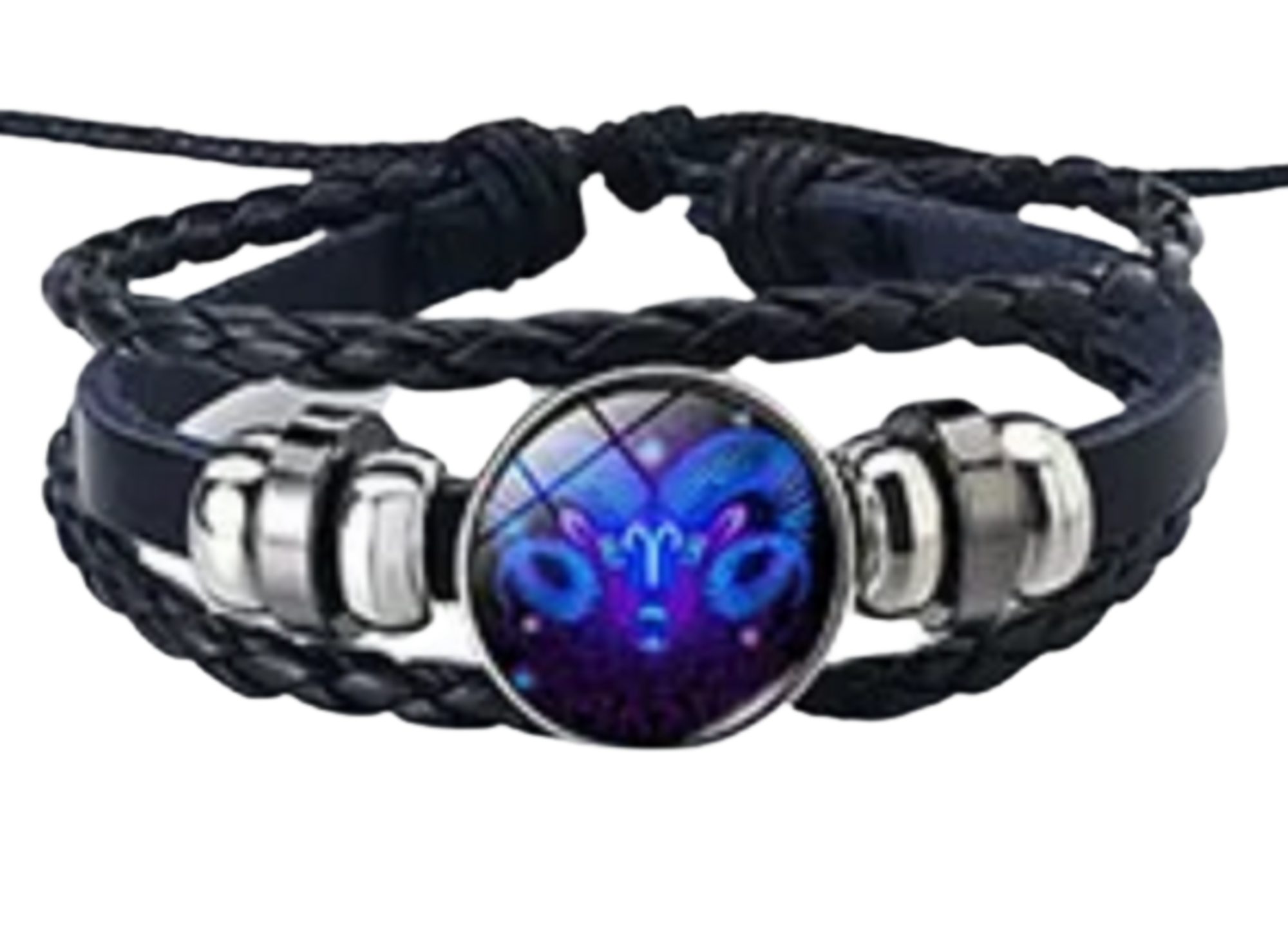 Stelby Armband mit Gravur Armband Sternzeichen Widder mit 3D Gravur im Glas