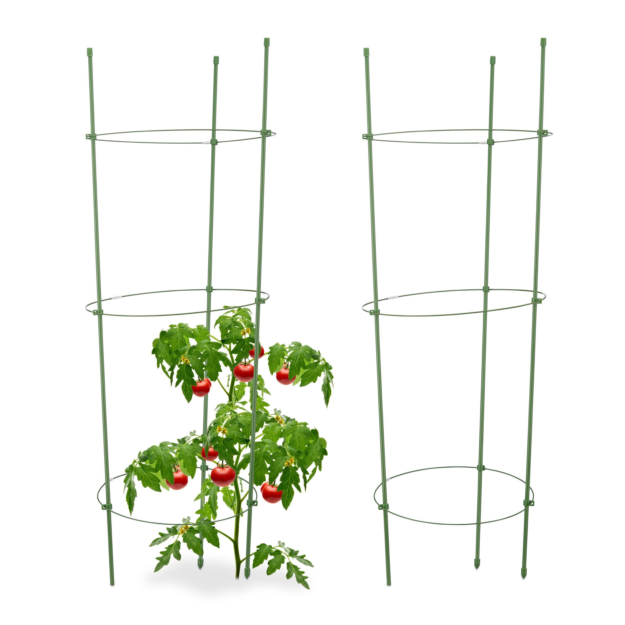 relaxdays Rankhilfe Rankhilfe Tomaten 2er Set