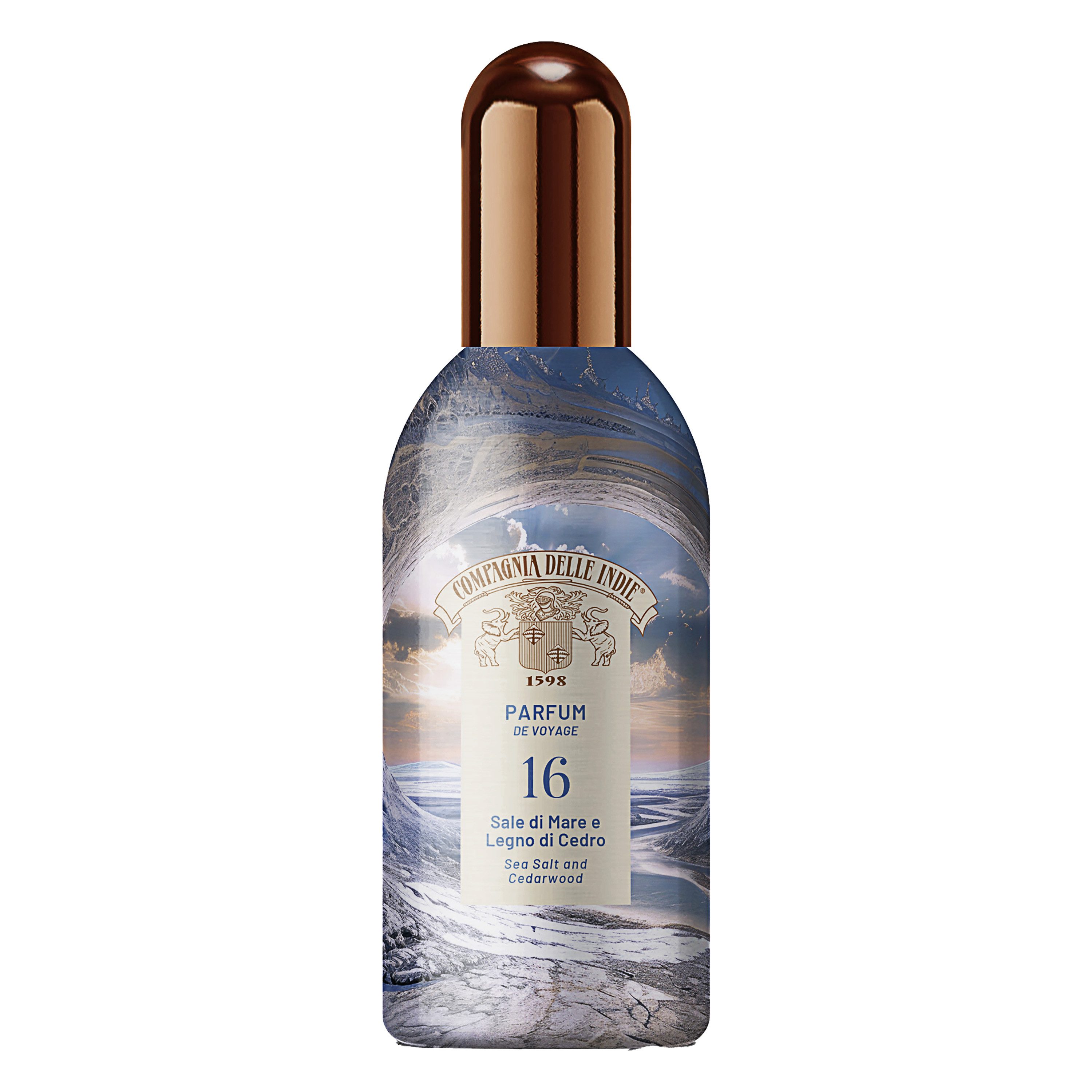 Compagnia delle Indie Eau de Parfum Parfum de Voyage 16 Meersalz & Zedernholz, 100 ml – mediterran