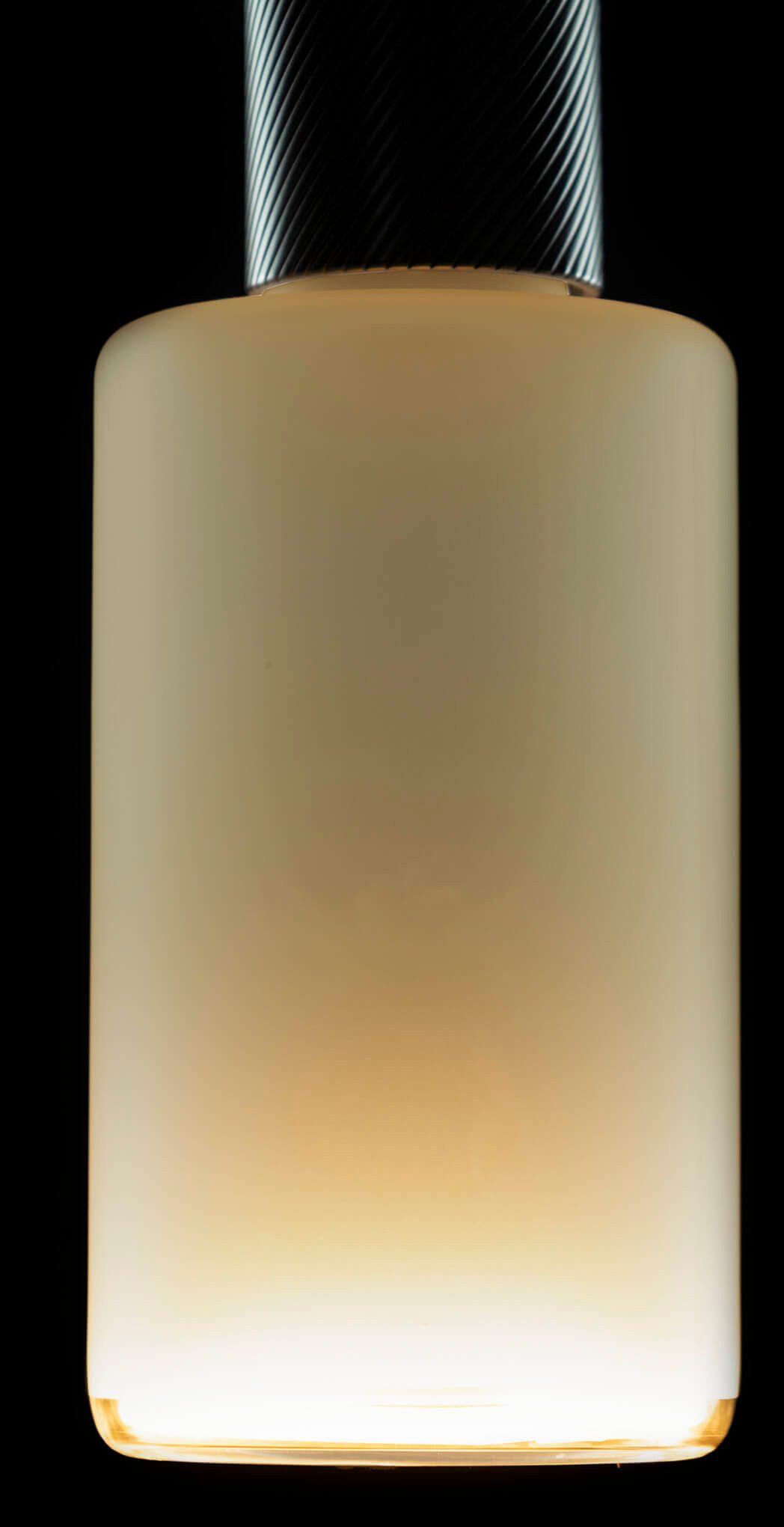 SEGULA LED-Leuchtmittel LED Zylinder smokey matt, E27, 1 St., Extra-Warmweiß, handmade