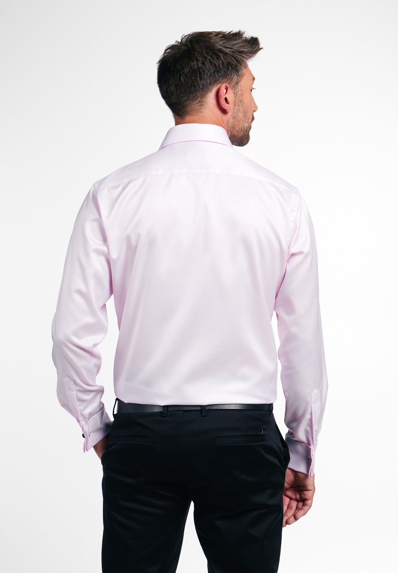 Langarmhemd MODERN FIT Eterna rosa