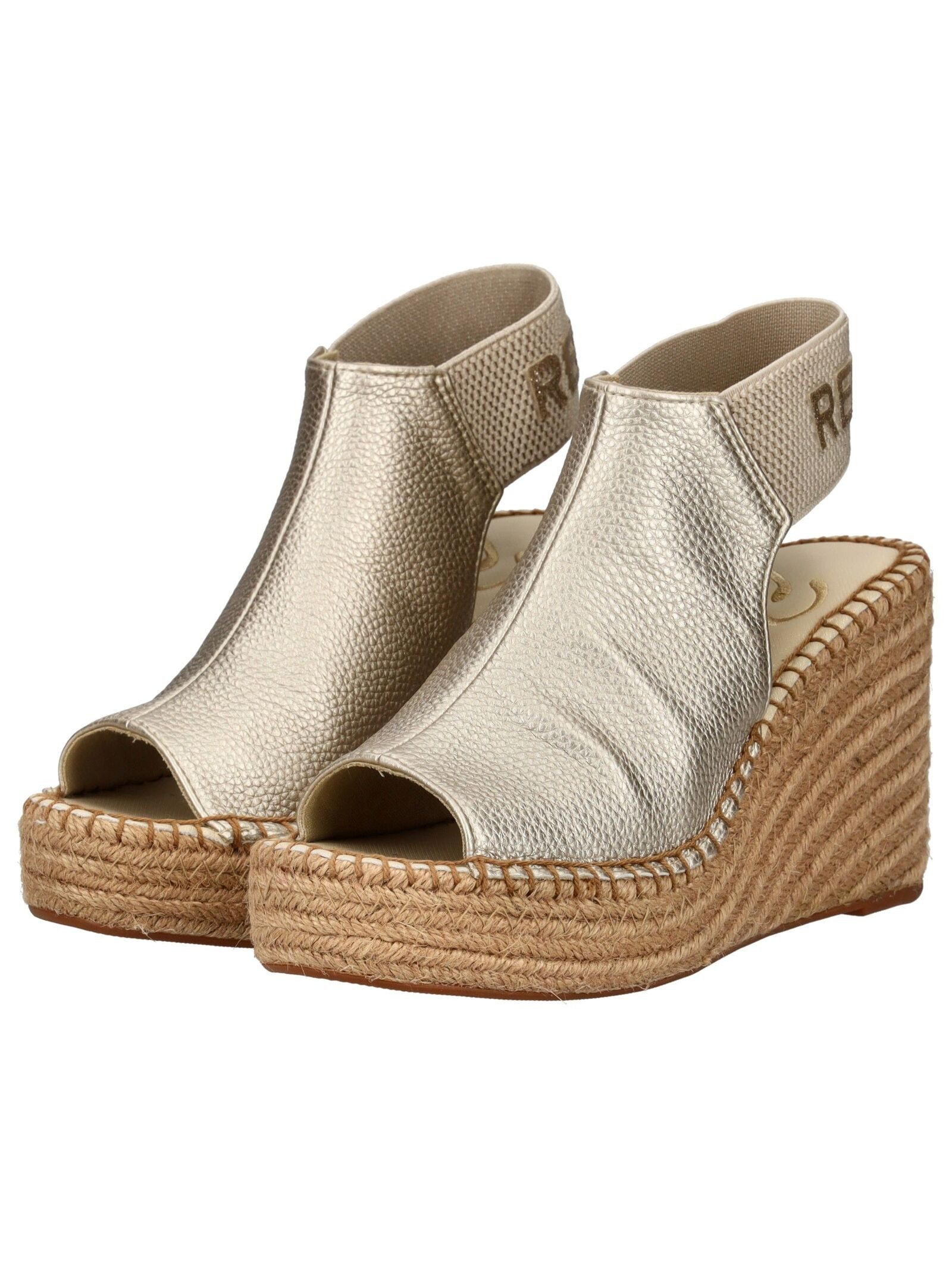 Replay Replay Sandalen Lederimitat Keilsandalette – Bild 4 von 5