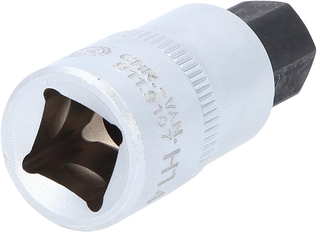 Thumbnail - KS Tools Bohrer- und Bitset 1/2" Bit-Stecknuss Innensechskant, kurz, 14 mm
