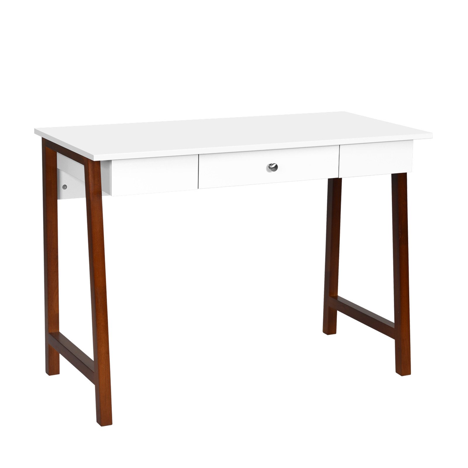 COSTWAY Schreibtisch Computertisch, Holz, mit Schublade, 106 X 50 X 75,5 cm günstig online kaufen