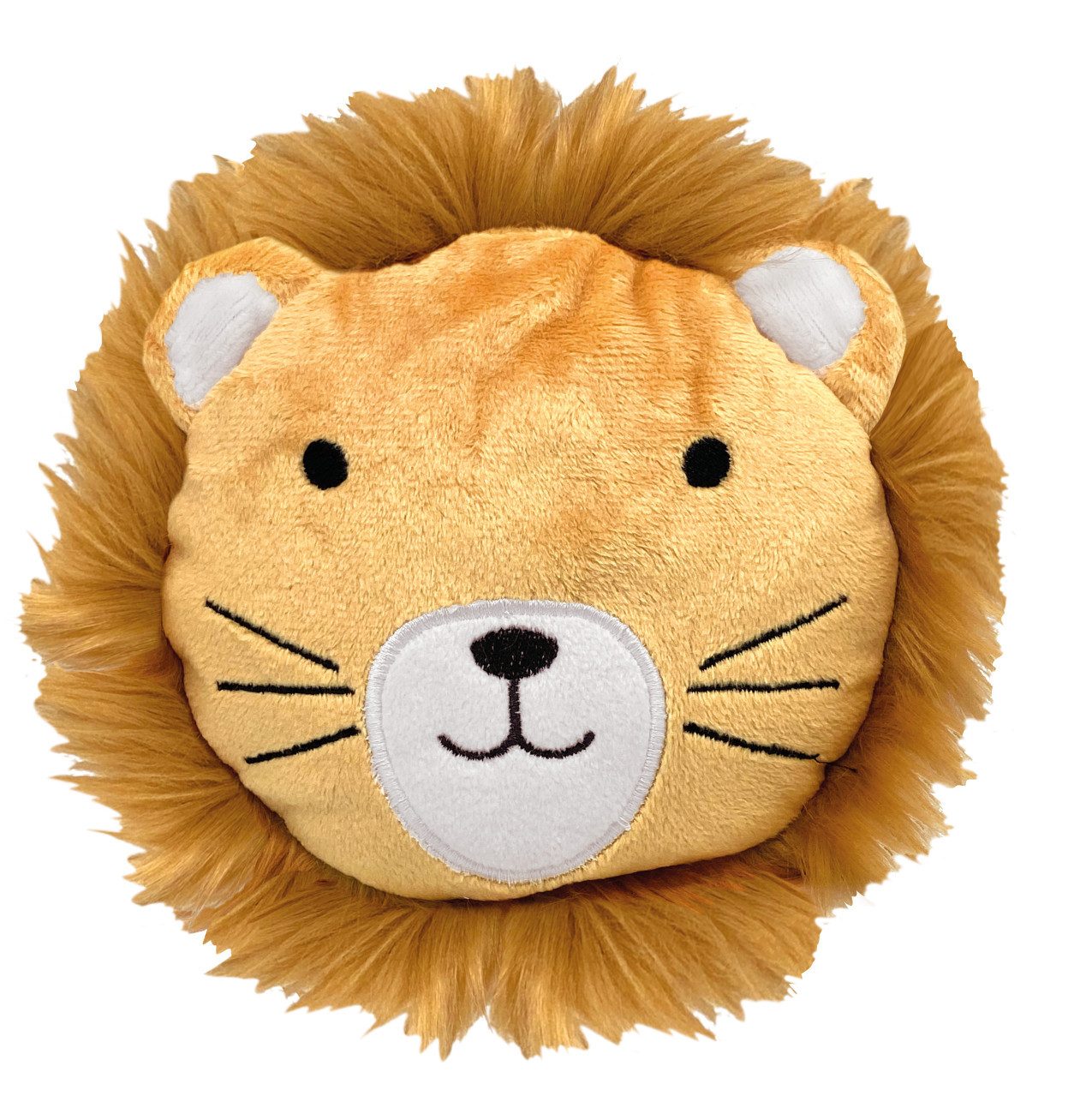 Aumüller Tierkuscheltier Aumüller Katzenspielzeug Cordkissen Löwe Leo mit, Eiche