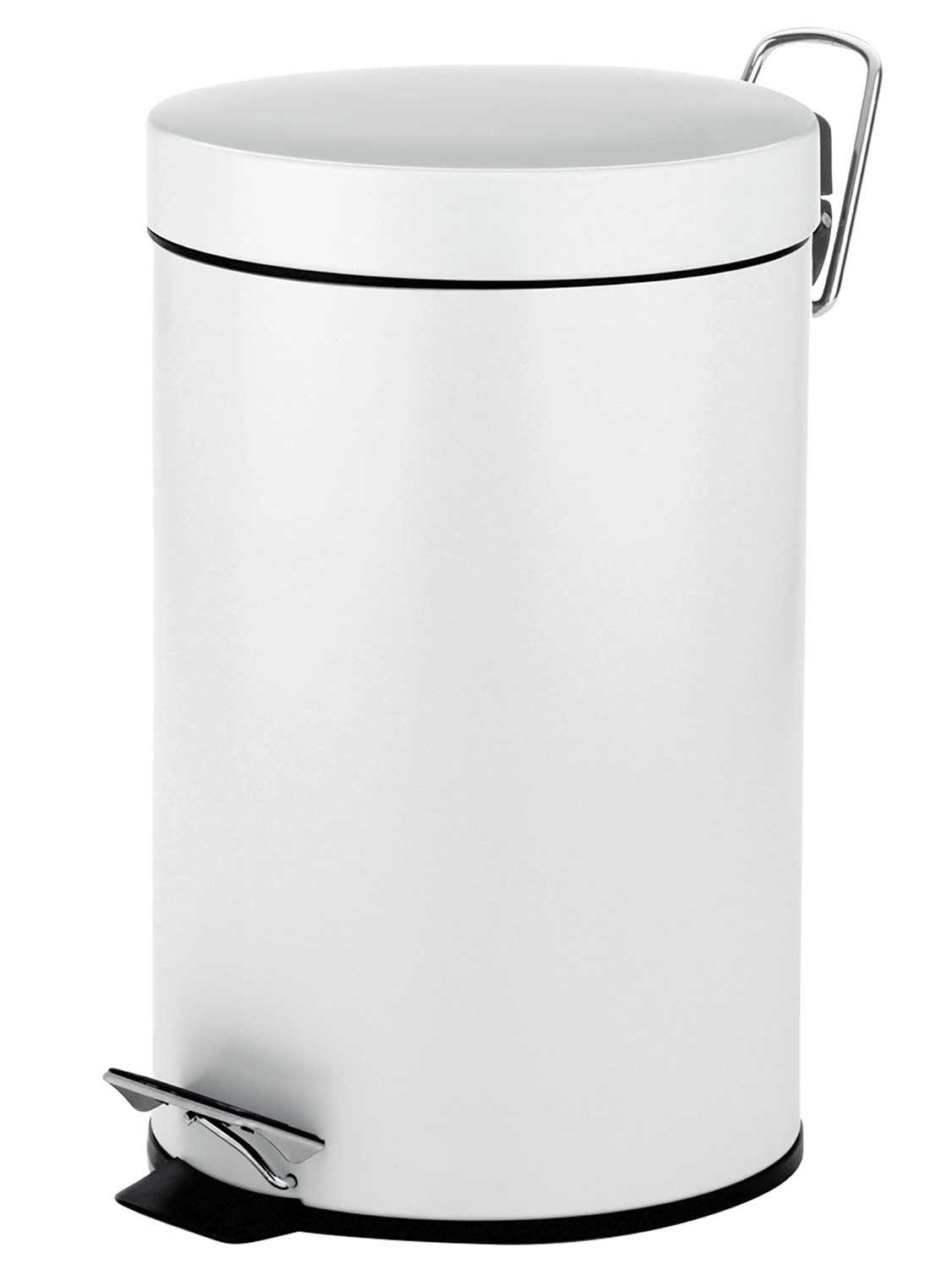 kela Kosmetikeimer LINDA, Metall, Weiß, Schwarz, 3 Liter