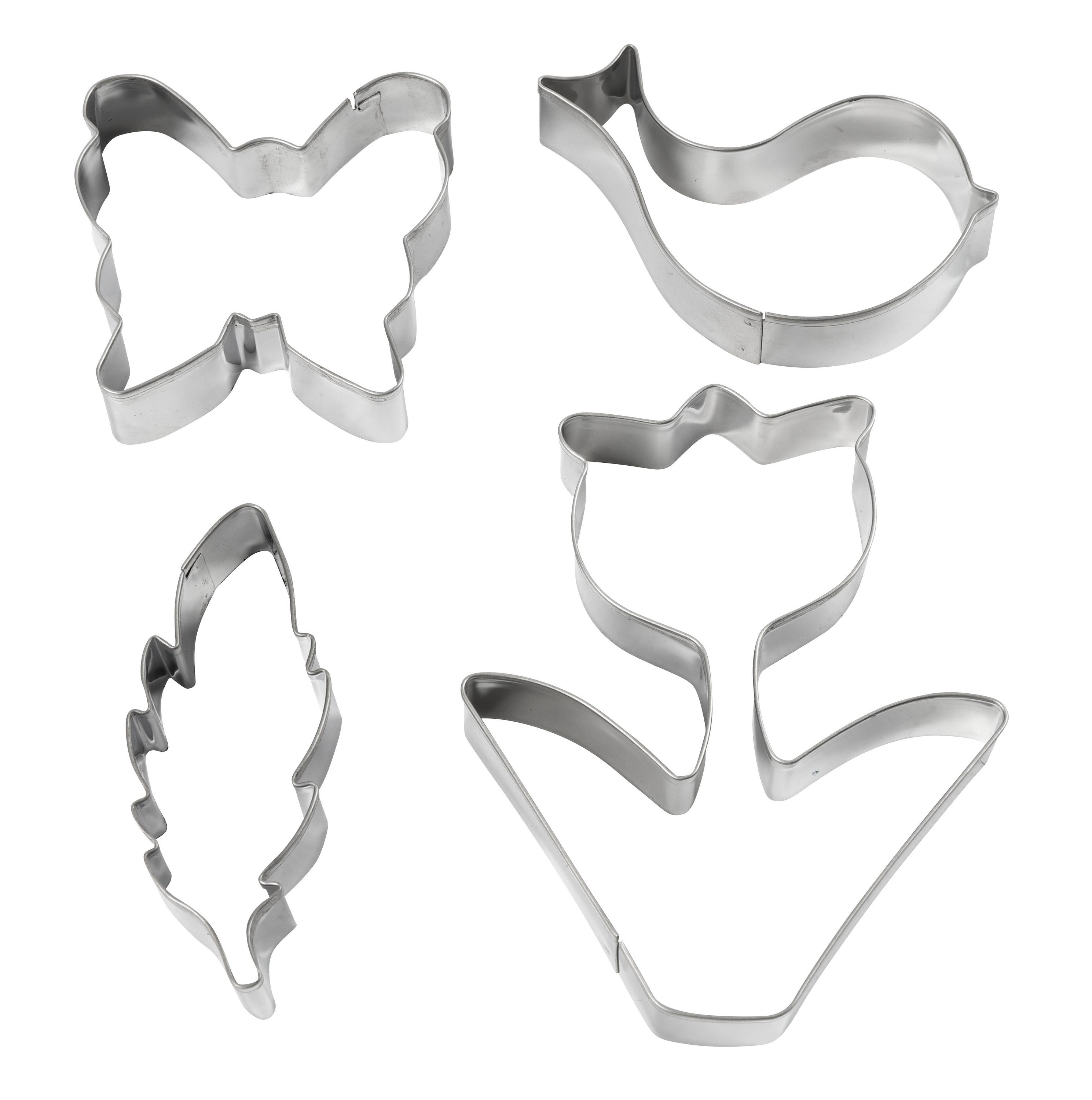 creativ company Ausstechform, Metall, 4 Stück