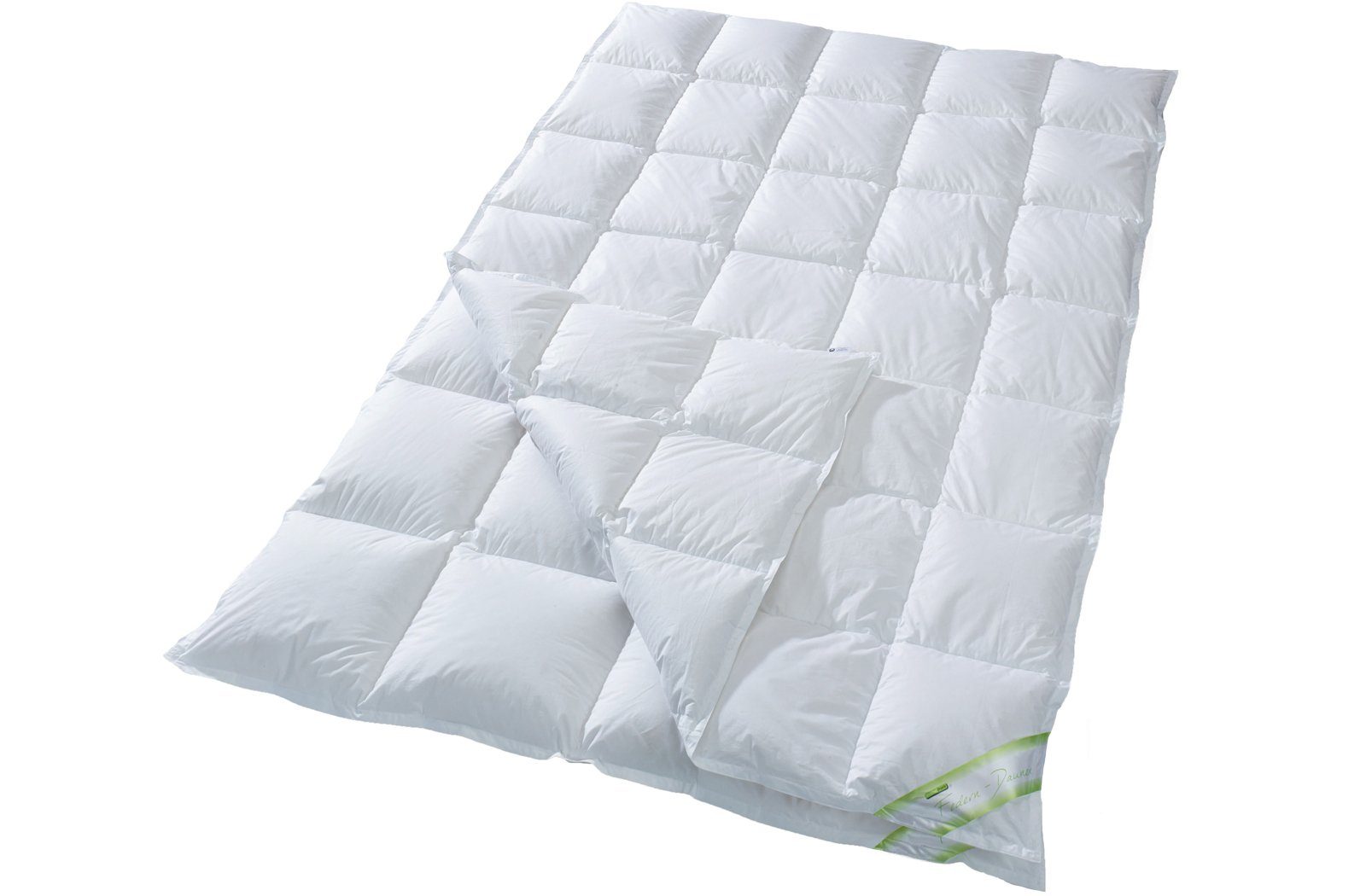 franknatur Gänsedaunenbettdecke Christina-2, Füllung: 90% Daunen, 10% Federn, Bezug: 100% Baumwolle, Daunendecke für die ganzjährige Nutzung geeignet