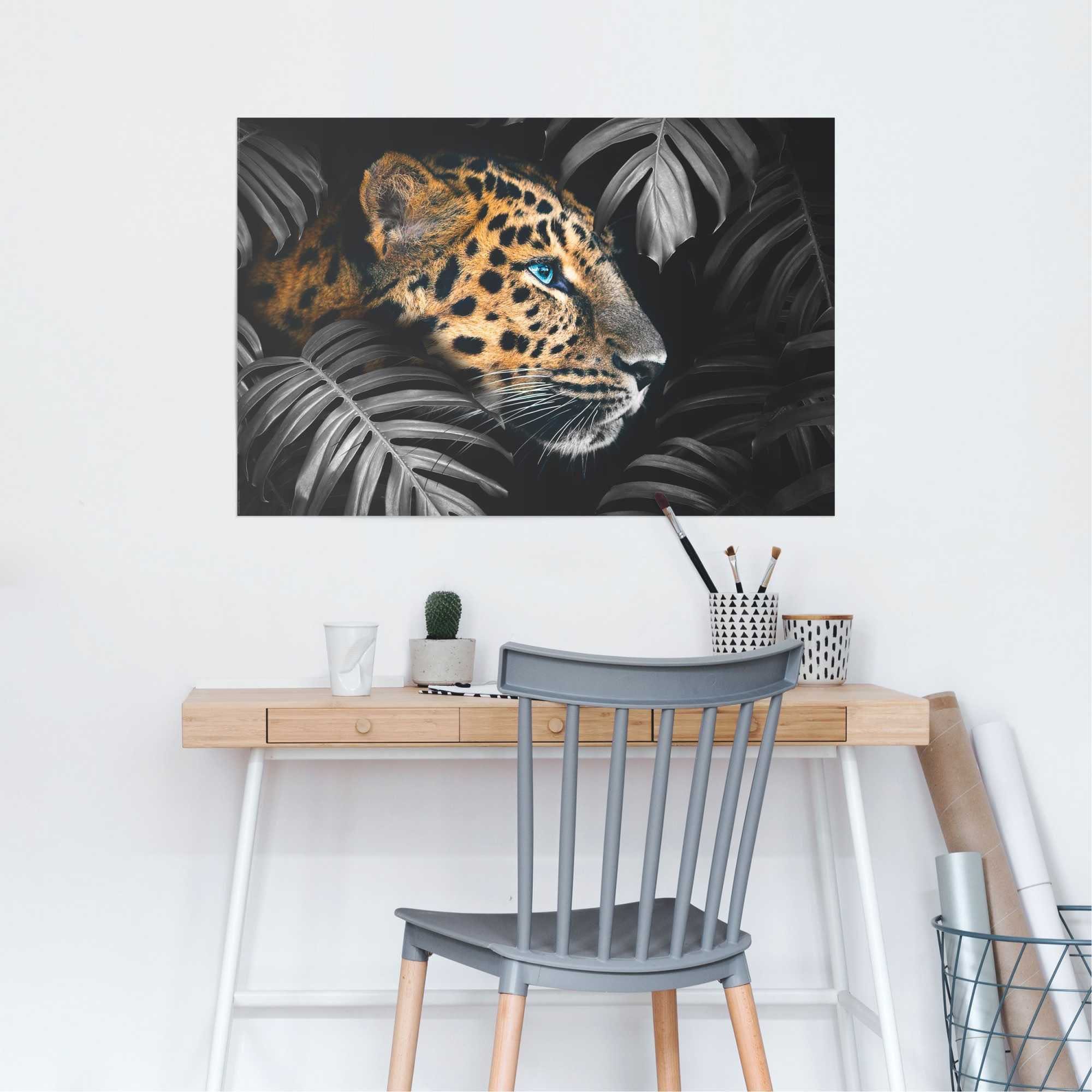 Reinders! Poster Leopard Eyecatcher Tiermotiv Modern, Jungle - St) - (1 