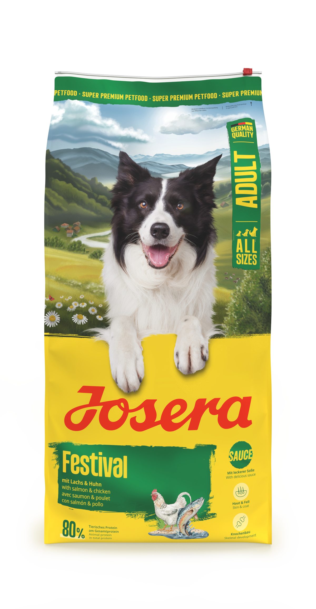 Josera Festival 12,5kg, Trockenfutter für: Hunde, Adult All Size, für ausgewachsene Hunde aller Größen