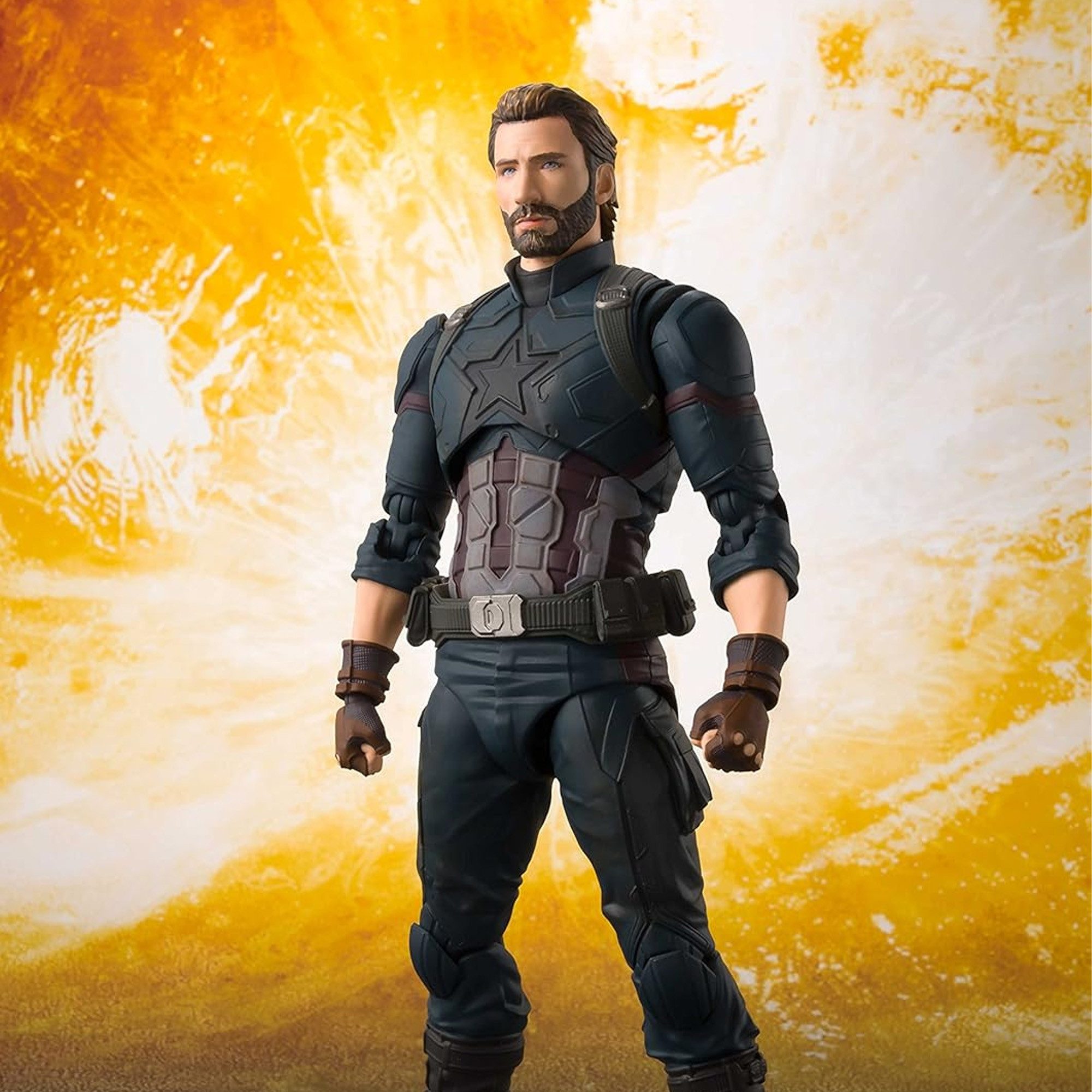 Bandai Tamashii Nations Actionfigur Captain America - Marvel Avengers Infinity War