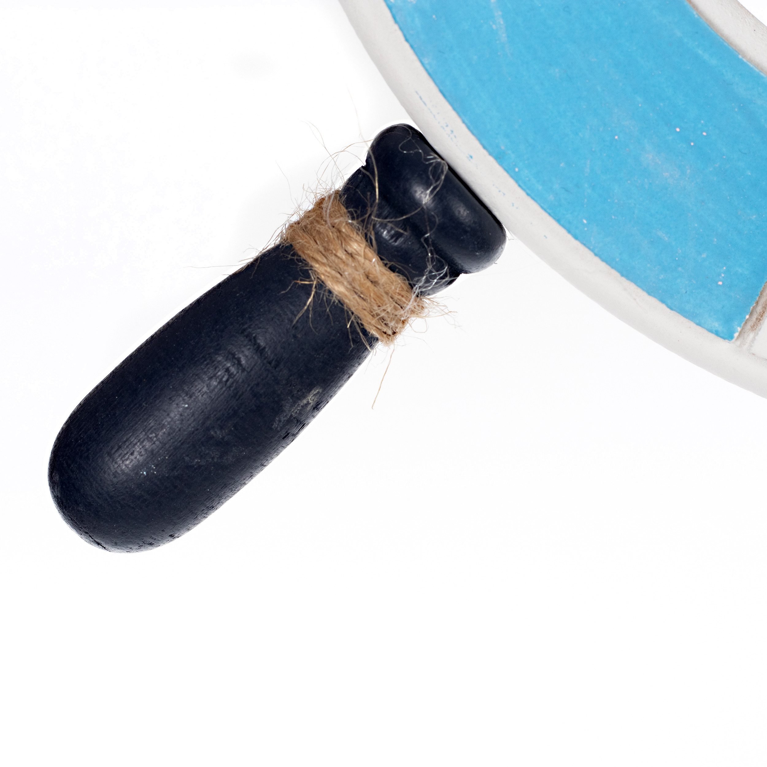 BIRENDY Dekoobjekt Dekoratives Steuerrad4 aus Holz mit Nautik Optik Schiffsrad 33cm Möwen – Bild 3 von 5
