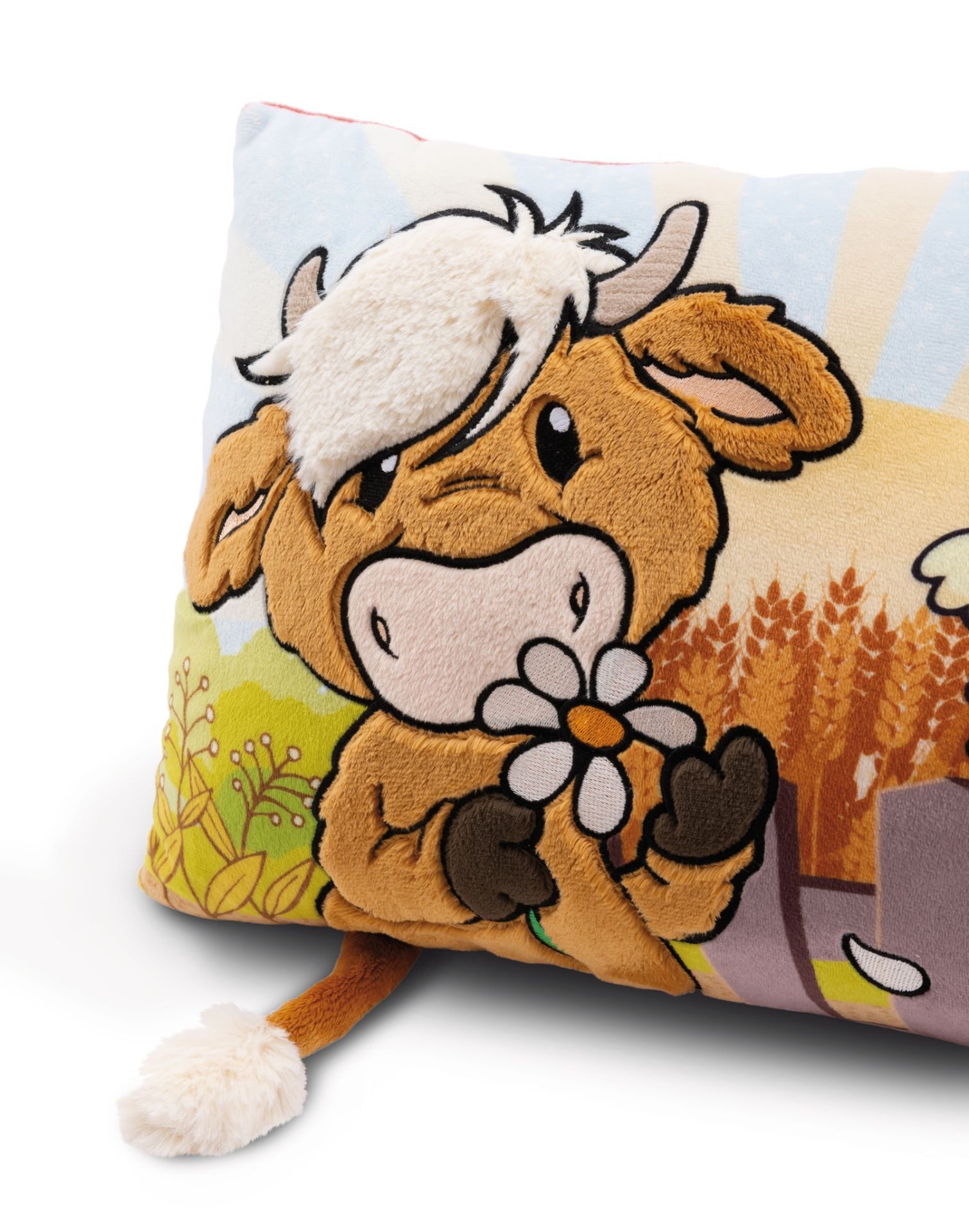 Nici Kopfkissen 61120 - Hochlandrind McMooray & Kücken Eggwina