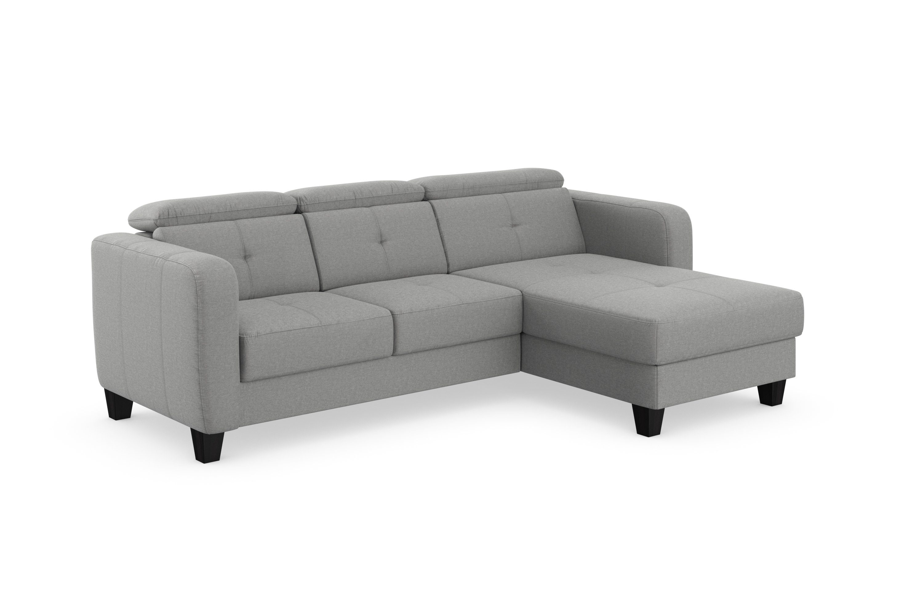 sit&more Ecksofa Belluci, Bettfunktion und Federkern, mit wahlweise inklusive Bettkasten