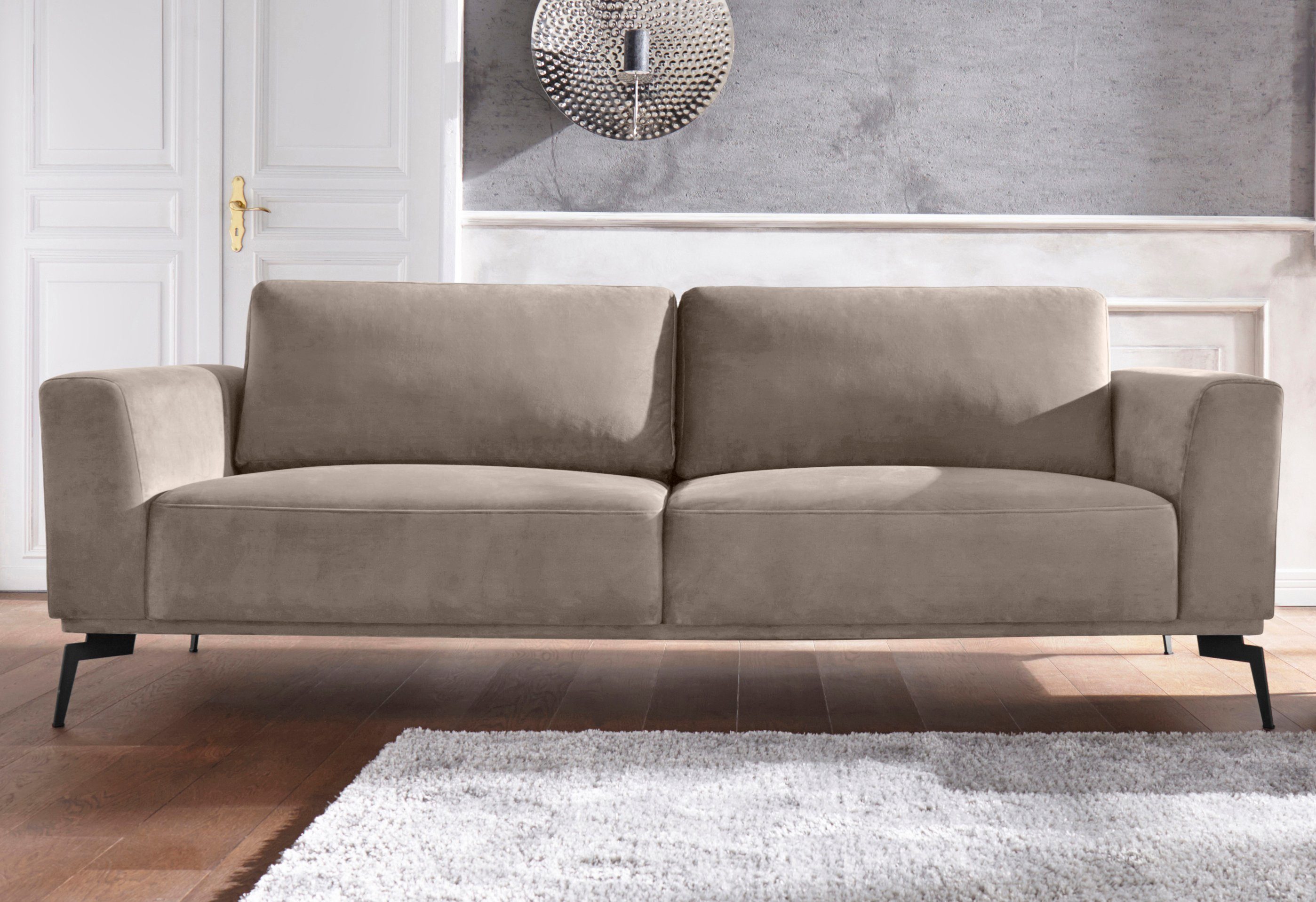 Guido Maria Kretschmer Home&Living Big-Sofa »Nantes«, in wunderschönem  Design, ungewöhnliche Metallbeine online kaufen | OTTO