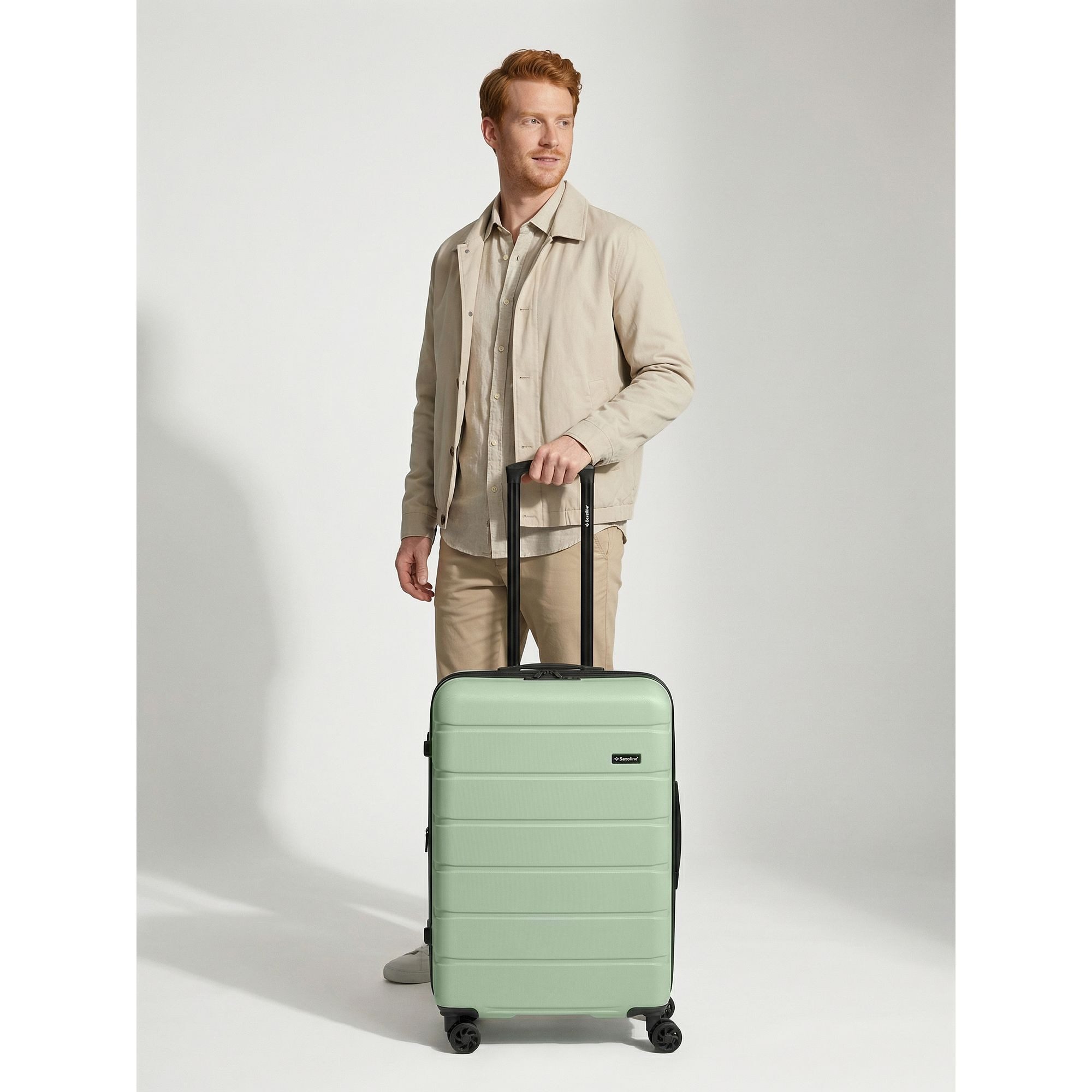 Saxoline® Hartschalen-Trolley Miami, 4 Rollen, ABS