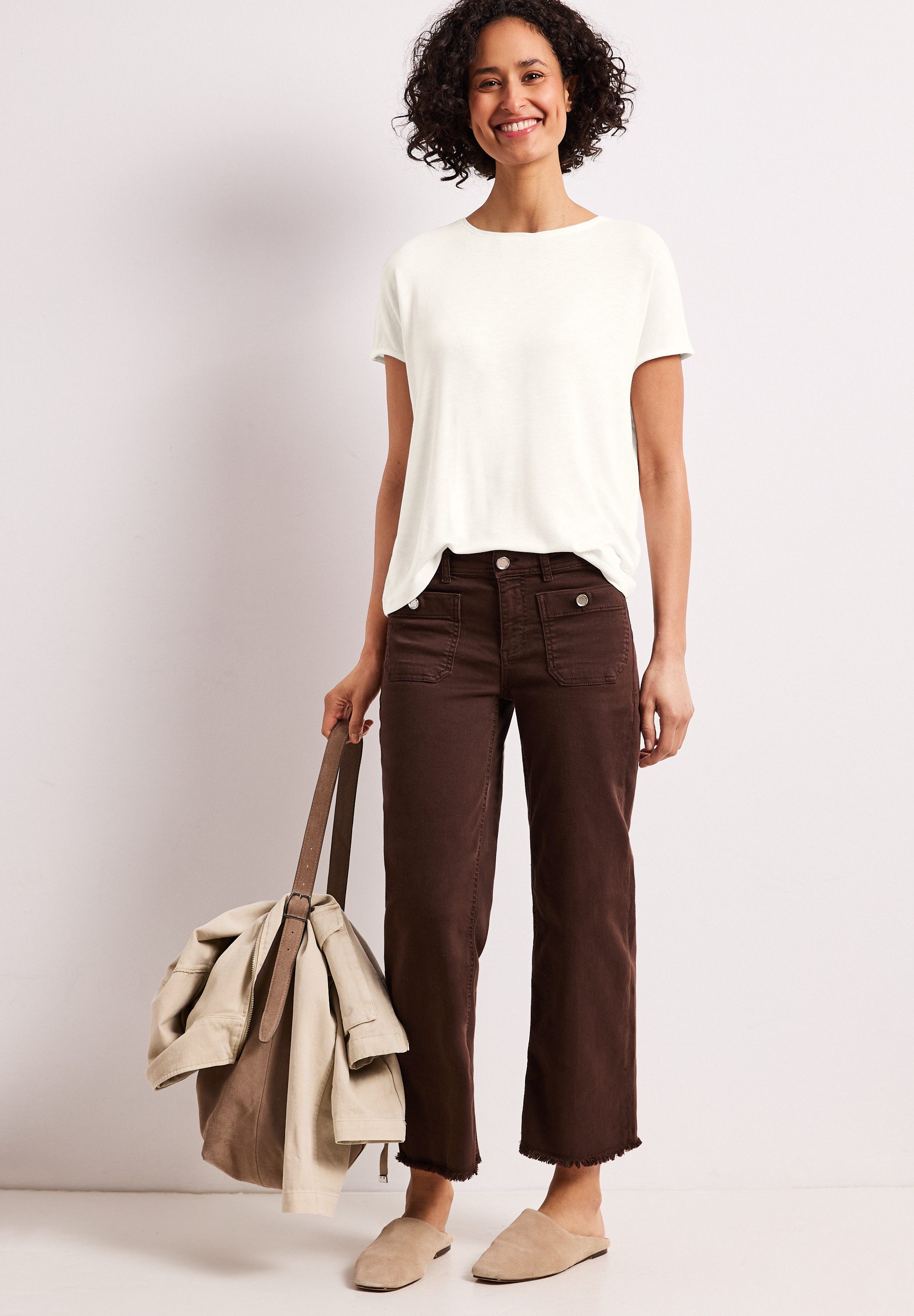 STREET ONE T-Shirt mit Rundhalsausschnitt – Bild 3 von 5