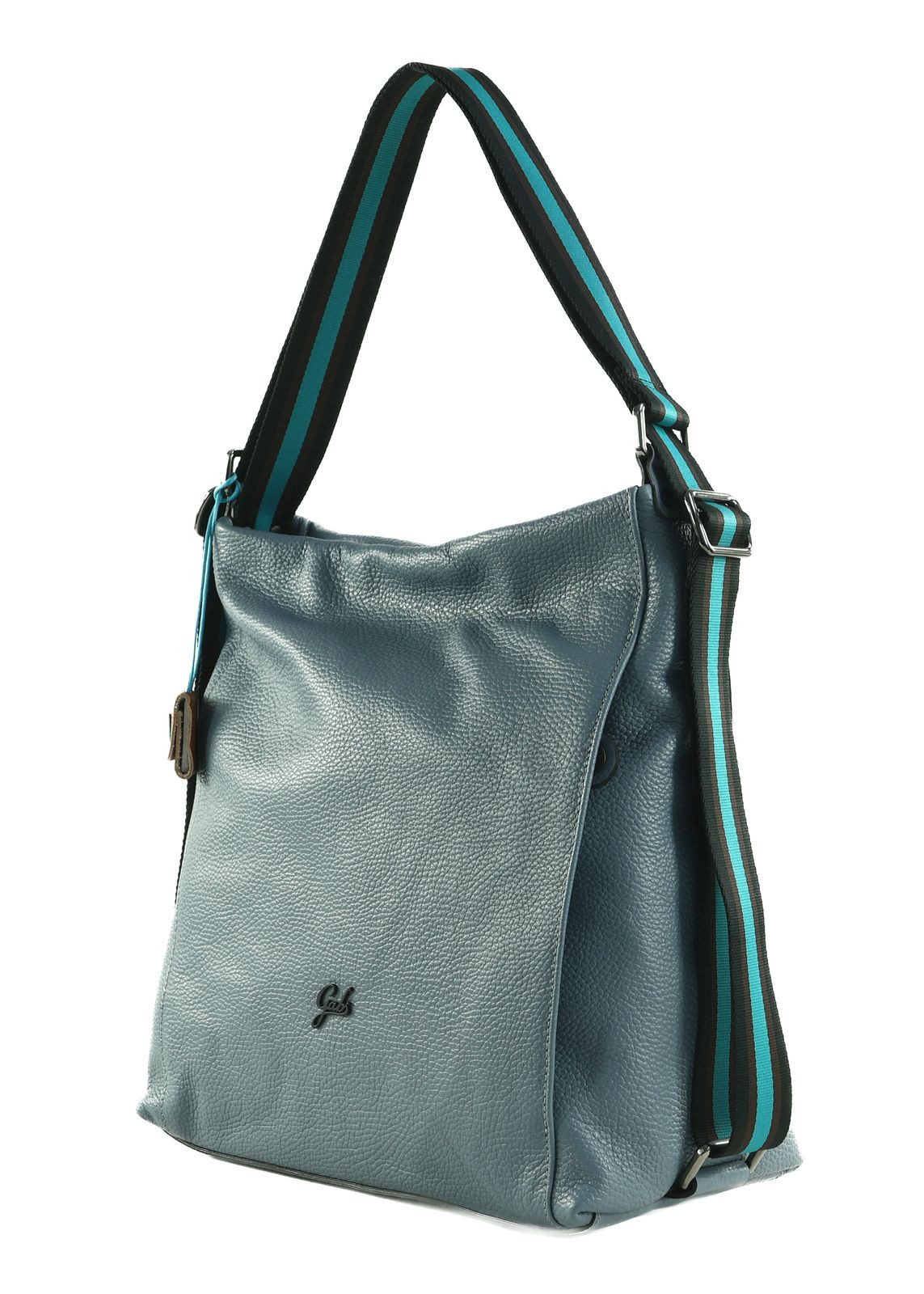Gabs Schultertasche TG Bull Black Shoulder Bag (Set, 2-tlg), aus echtem Kalbsleder
