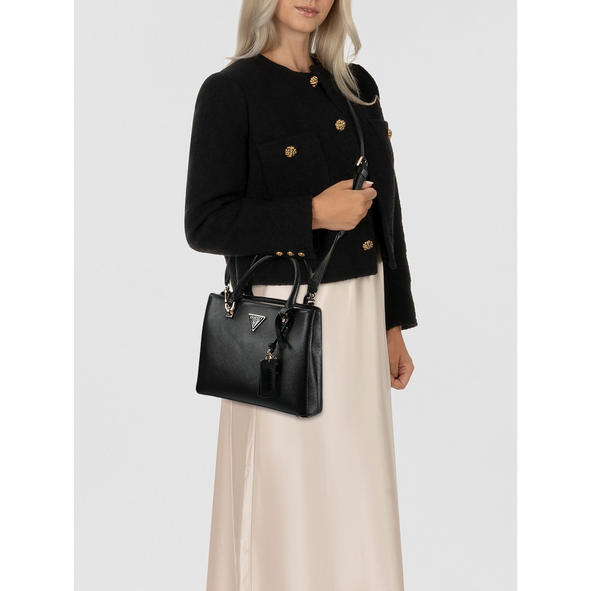 Guess Henkeltasche Noelle, Polyurethan günstig online kaufen