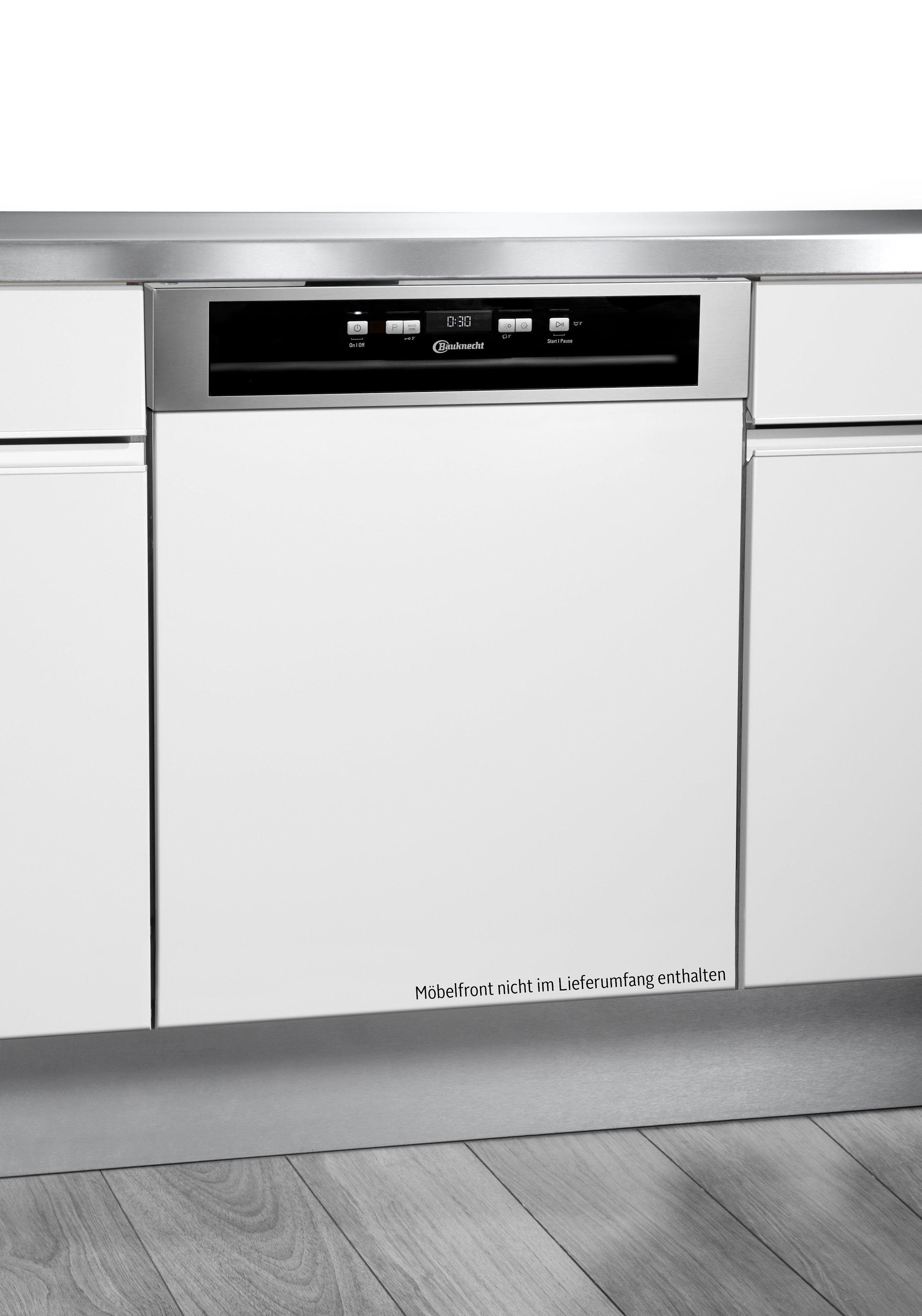 BAUKNECHT teilintegrierbarer Geschirrspüler BBC 3C26 X (2), 14 Maßgedecke, ActiveDry – automatische Türöffnung für perfekt getrocknetes Geschirr