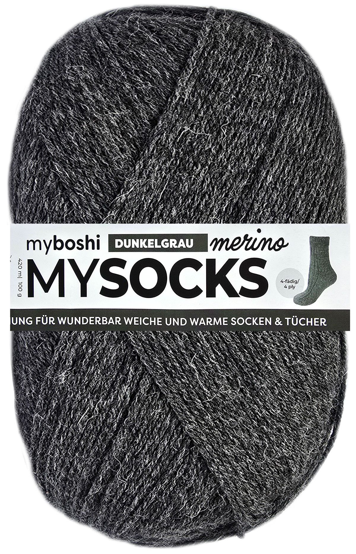 myboshi 100 Gramm MyBoshi MySocks Merino Sockenwolle Häkelwolle