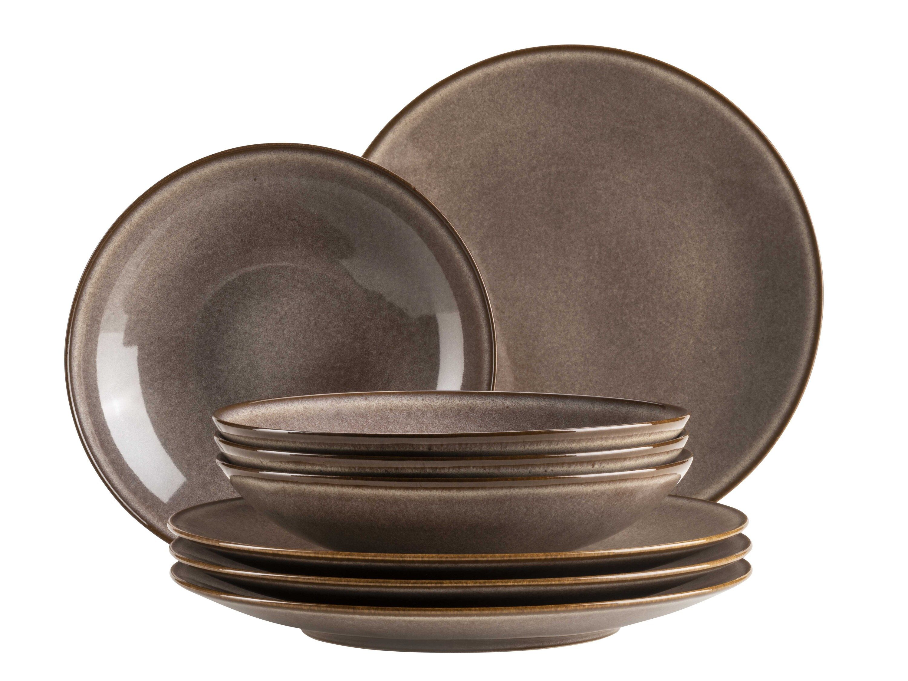 MÄSER Tafelservice Smoky's (8-tlg), 4 Personen, Steinzeug