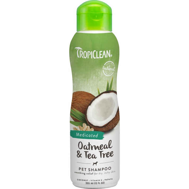 Tropiclean Tiershampoo Shampoo Haferflocken - beruhigend - 355ml