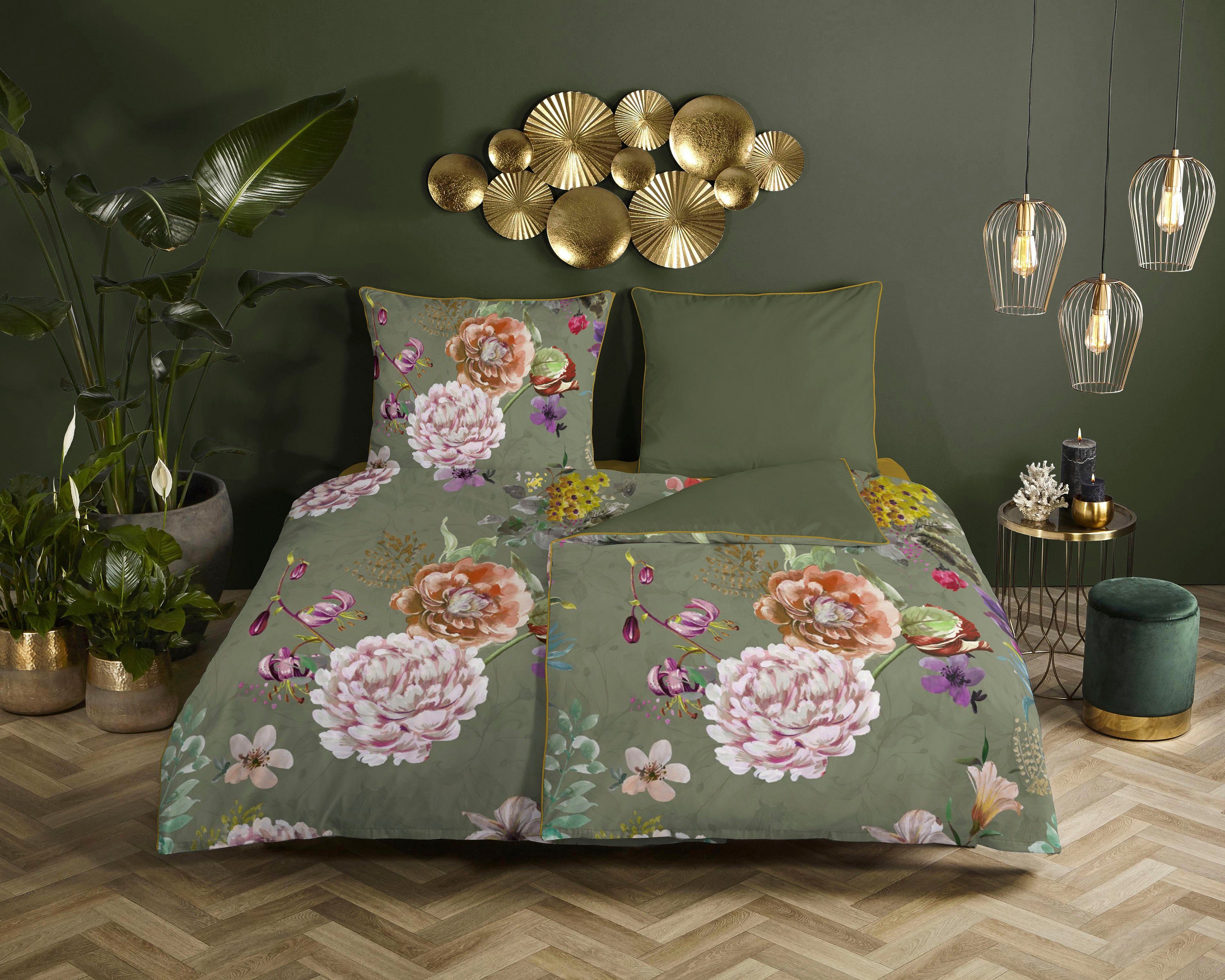 Descanso Wendebettwäsche Parma, Satin (Bio-Baumwolle), 2 günstig online kaufen