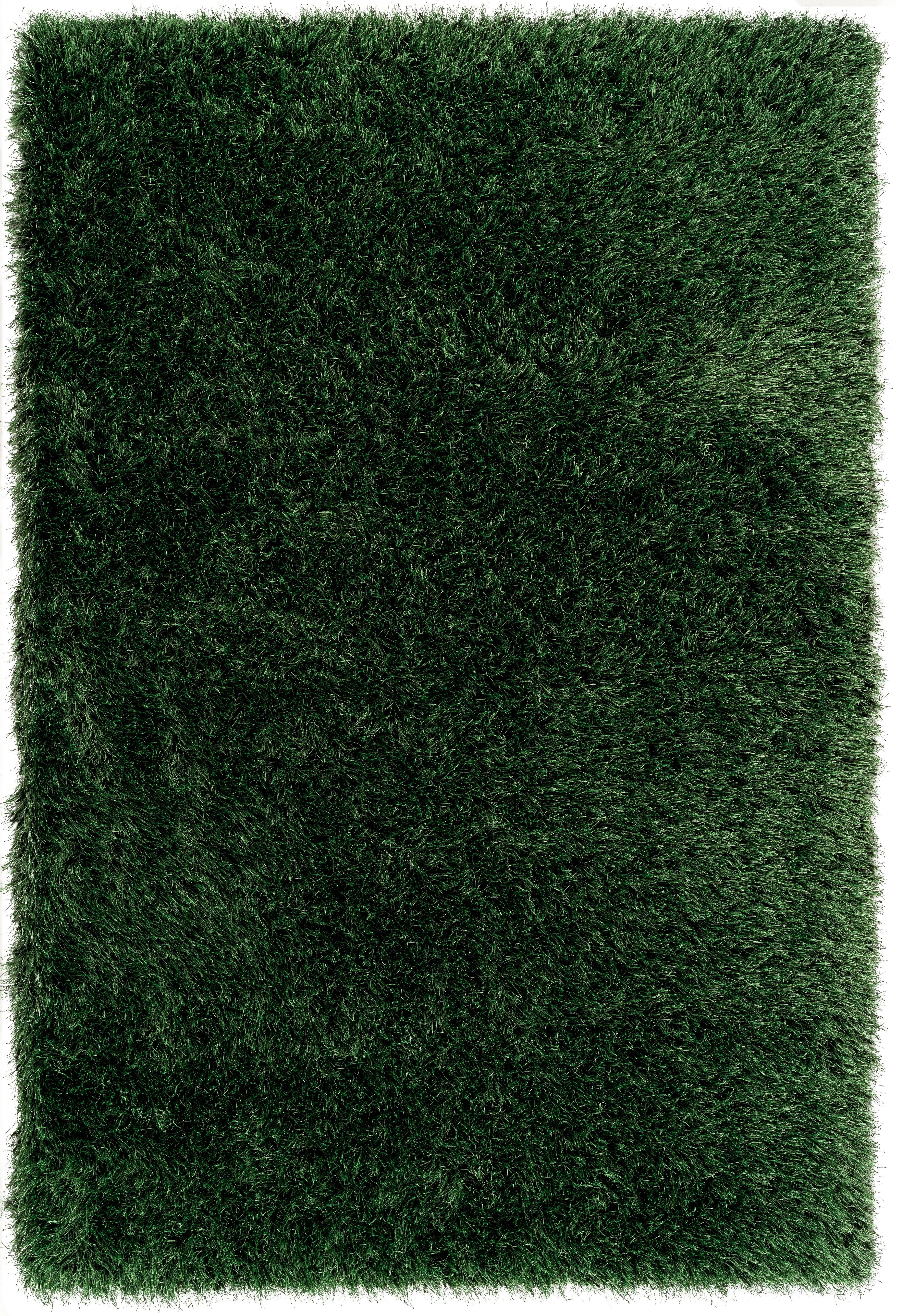 home, Flor, Hochflor-Teppich rechteckig, 73 besonders flaschengrün mm, langer Amadeo, Höhe: einfarbig my