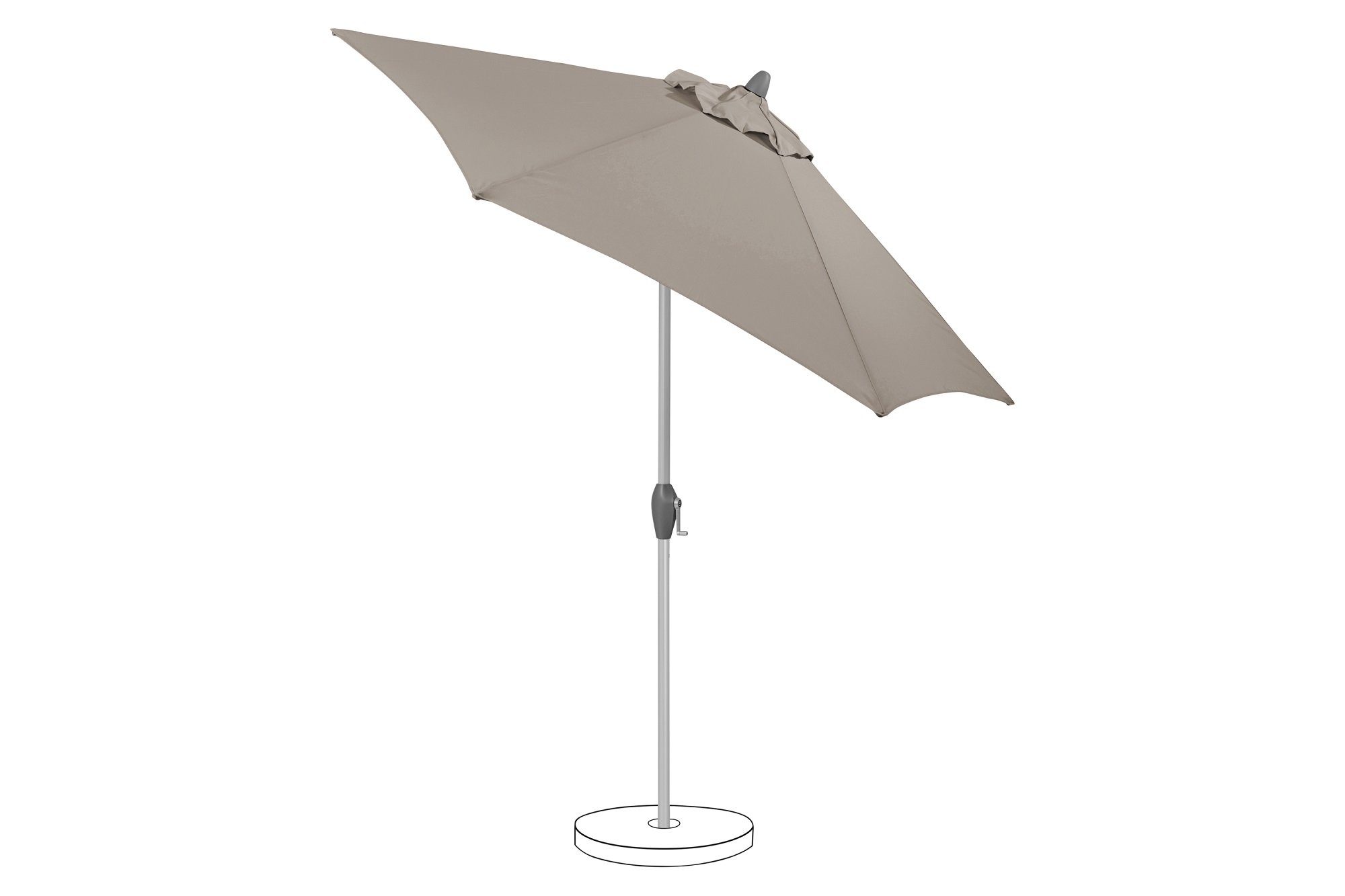 Thumbnail - Suncomfort by Glatz Sonnenschirm Suncomfort by Glatz Sonnenschirm Style 300 cm off grey 053