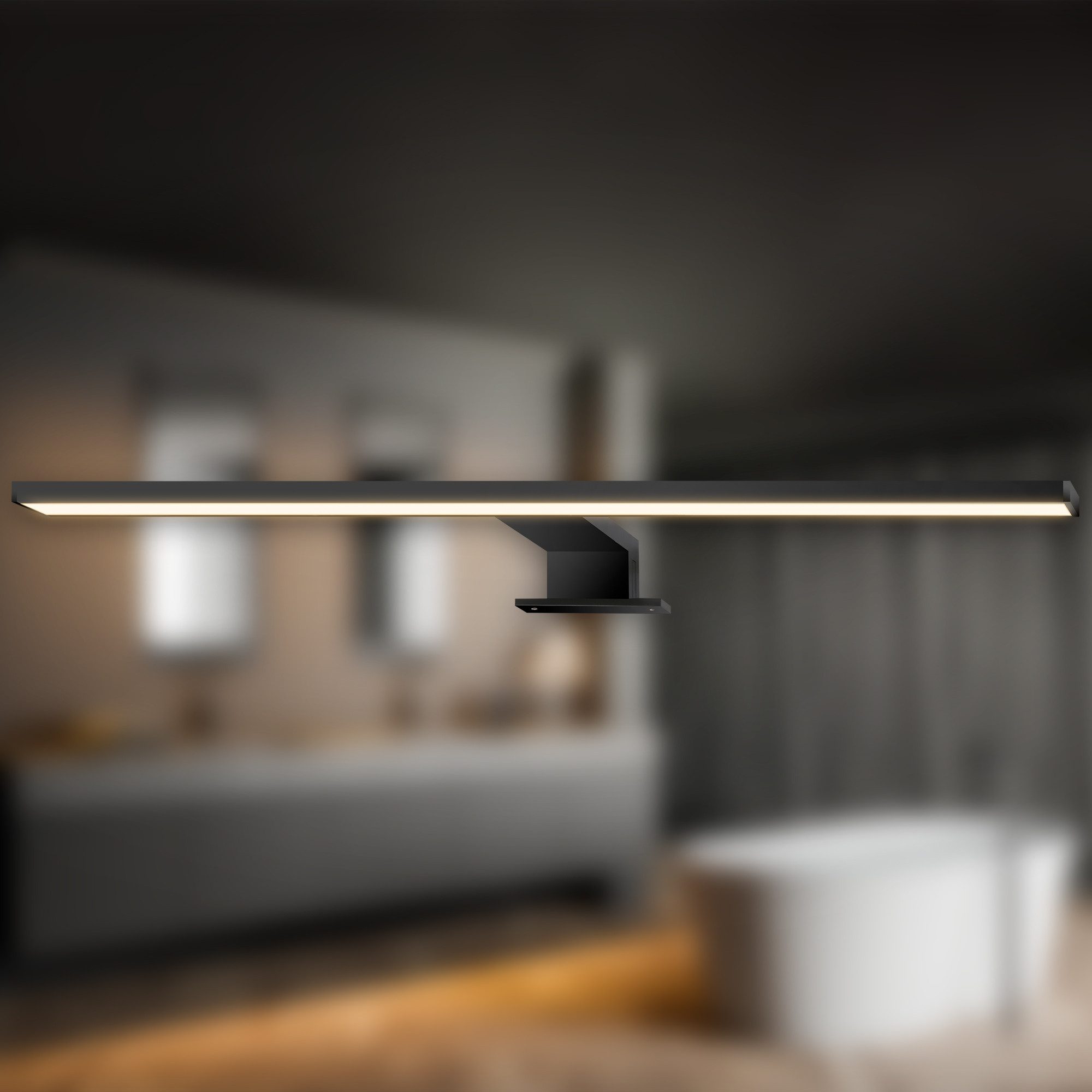 Briloner Leuchten Spiegelleuchte DUN, LED fest integriert