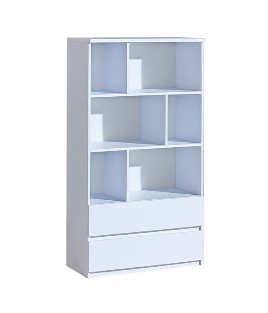 Feldmann-Wohnen Highboard Arcca (1 St), 80cm weiß