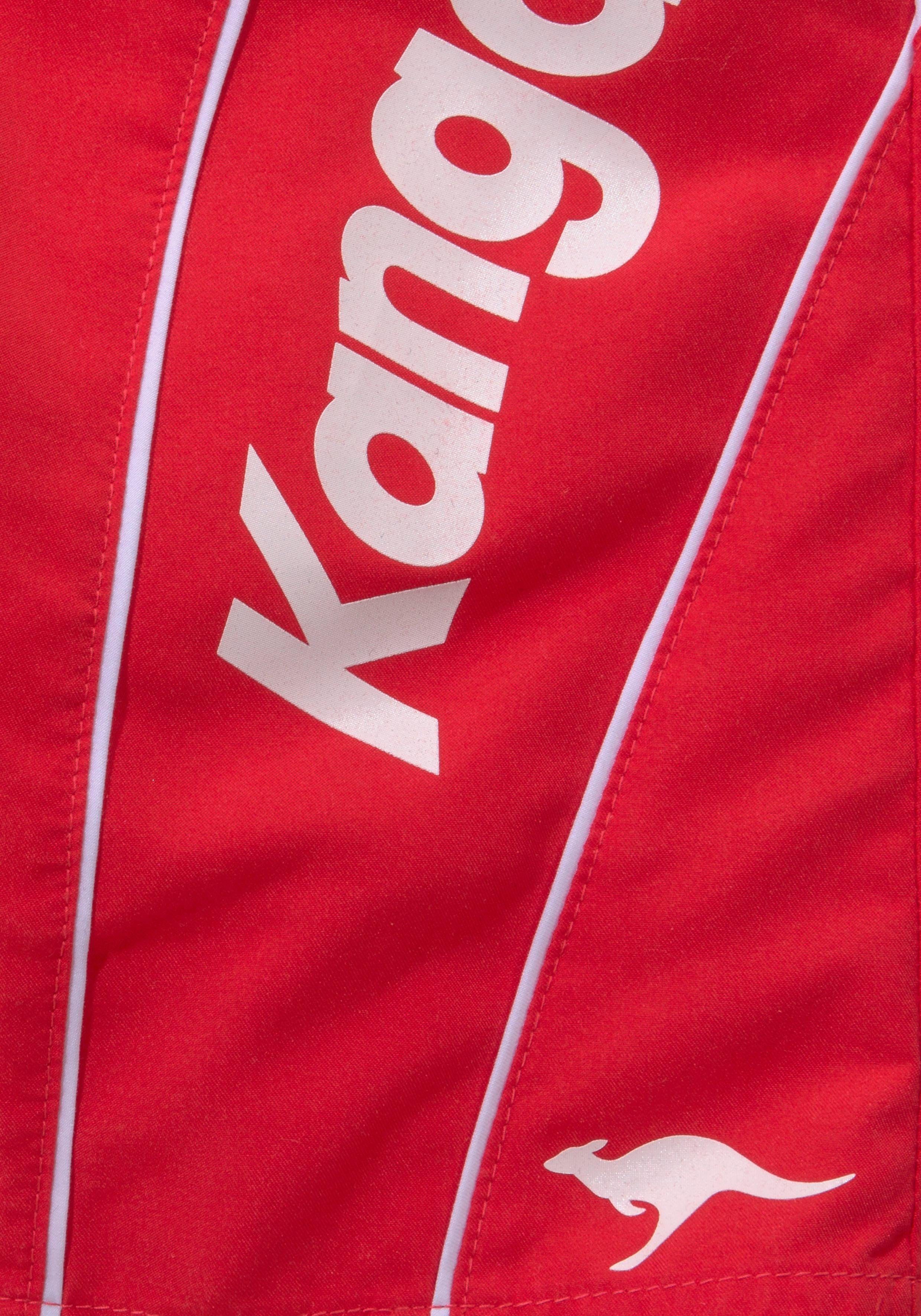 KangaROOS Badeshorts mit Kangaroos Schriftzug