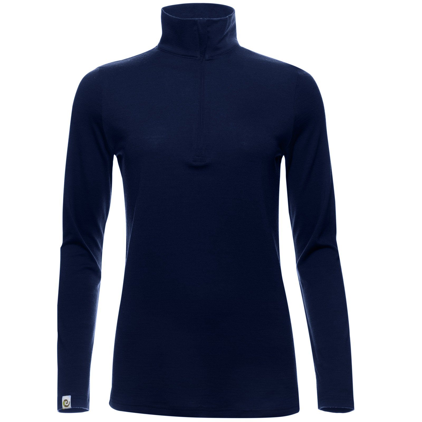 Kaipara - Merino Sportswear Funktionsshirt Merino Zip-Neck Damen Regular 200 (1-tlg) aus reiner Merinowolle Made in Germany