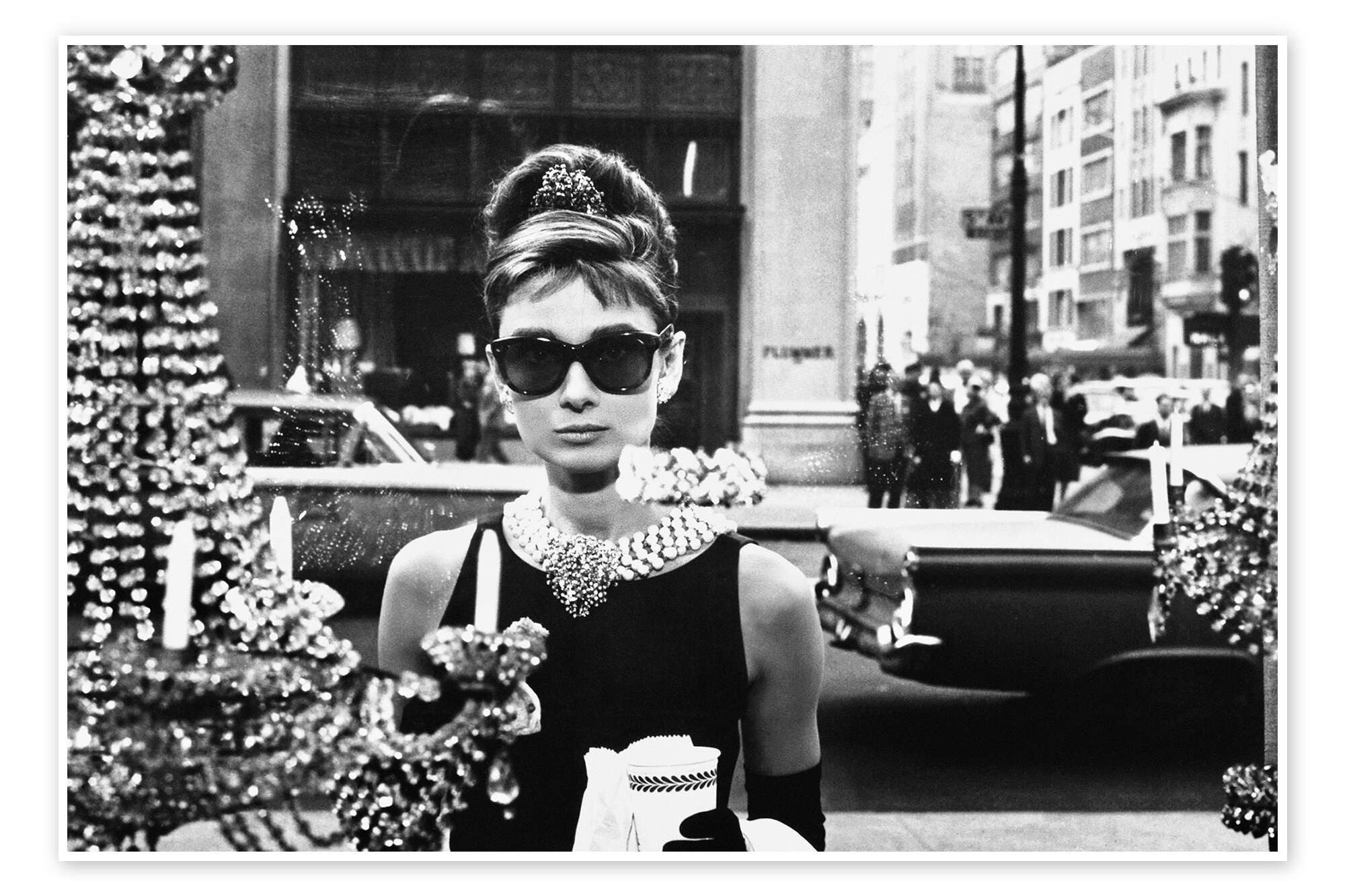 Posterlounge Wandbild Breakfast at Tiffany's, Celebrity Collection, erhältlich als Poster, Leinwandbild, Wandsticker oder Acrylglasbild