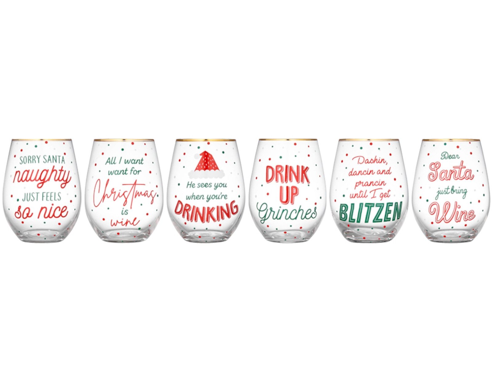 Ladelle Glas Cheer Glas sortiert 500ml (1 Stück), Glas