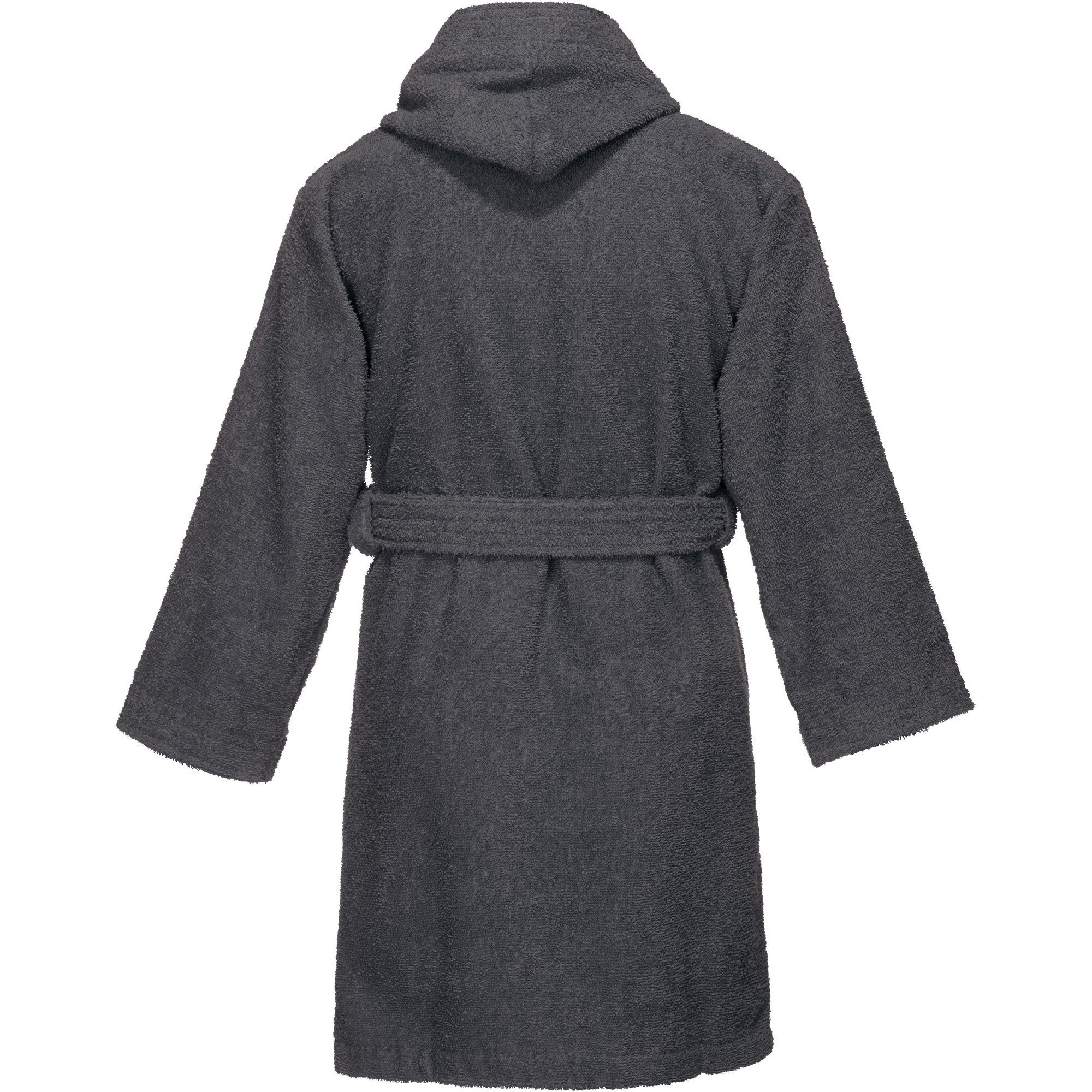 REDBEST Kinderbademantel Kinder-Bademantel "Chicago" mit Kapuze, Rückenlänge: 63 cm, Frottier, mit Kapuze/mit Aufsatztasche:, default, Walk-Frottier Uni – Bild 2 von 5