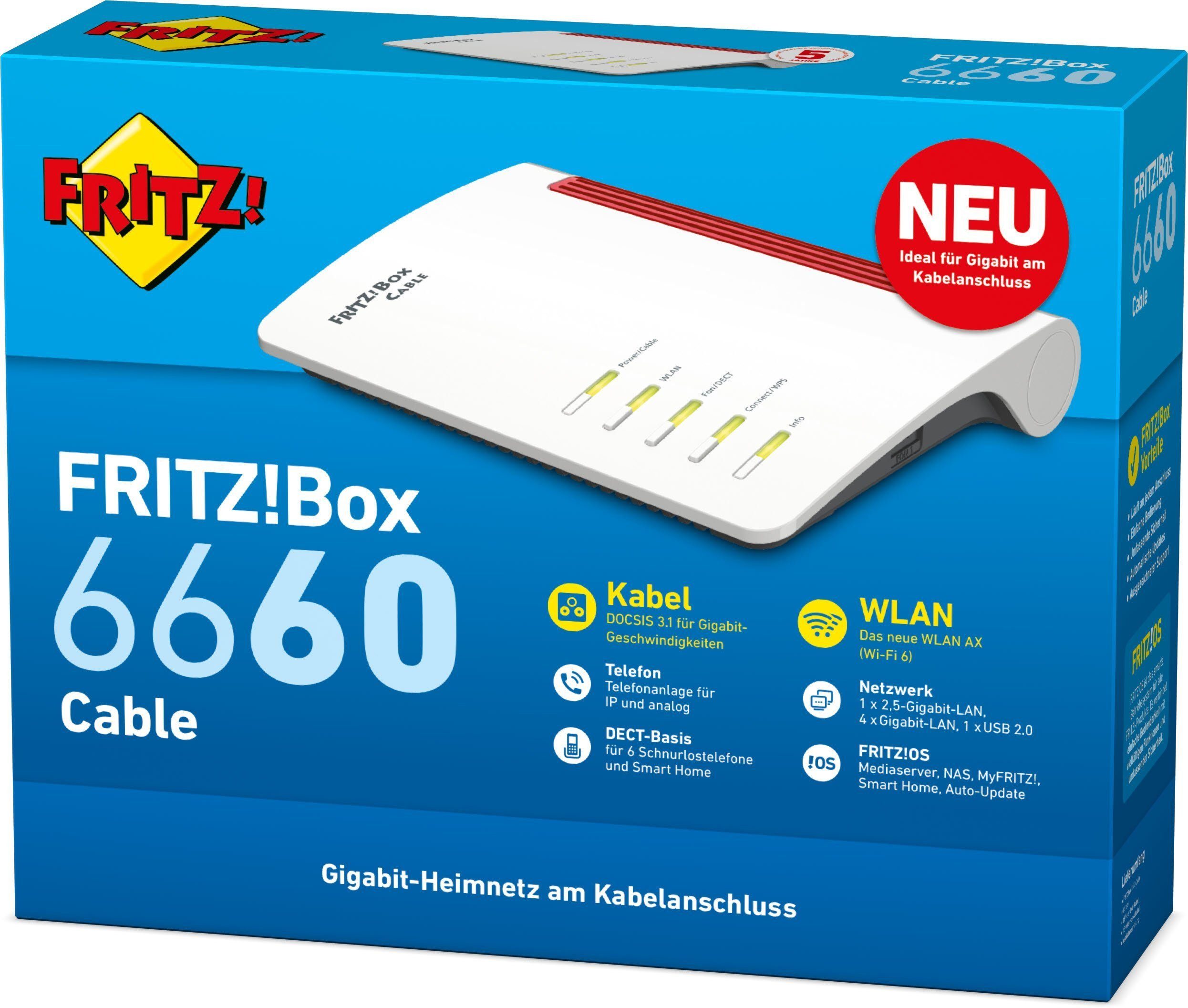 AVM FRITZ!Box 6660 Cable WLAN-Router